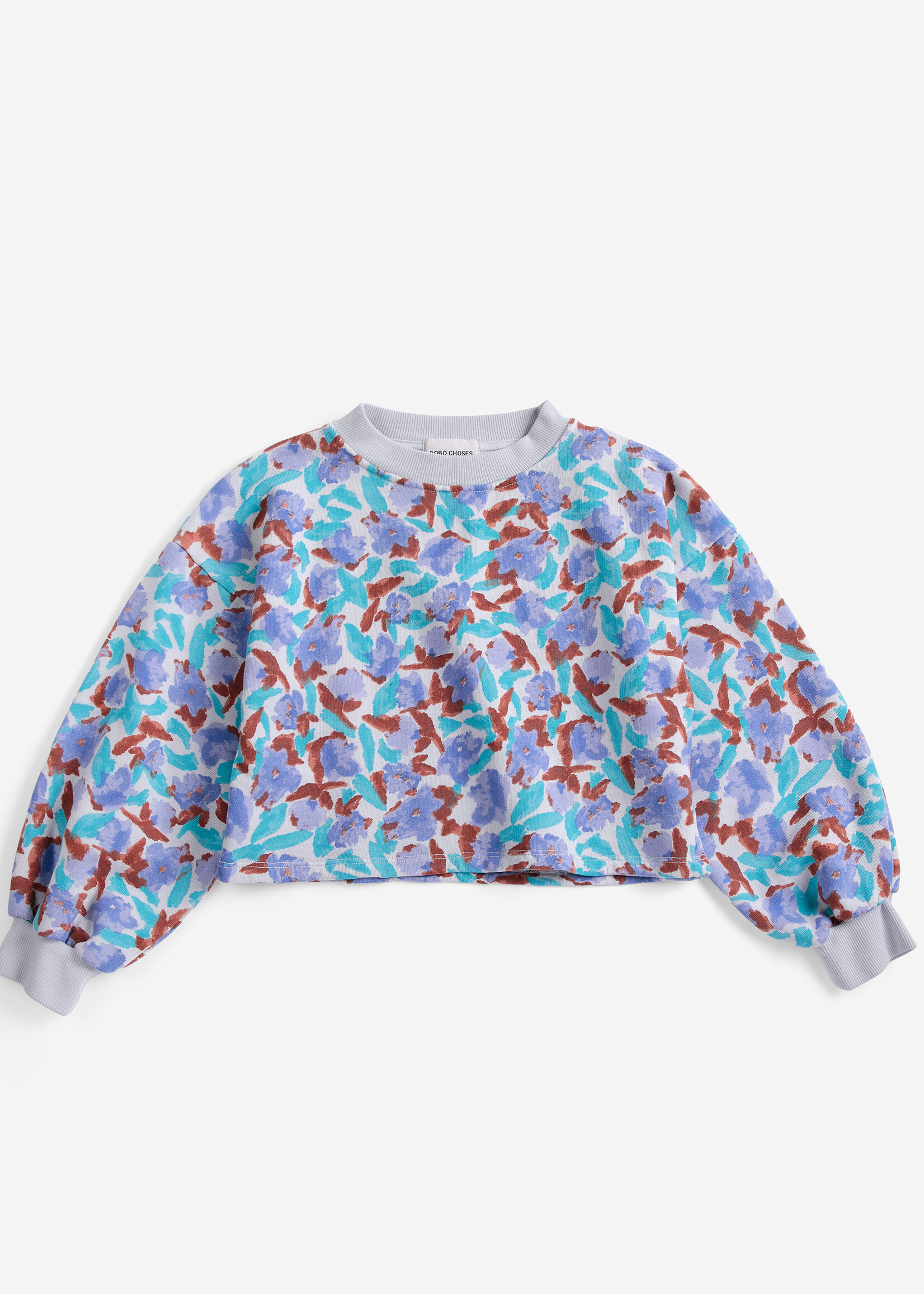 Bobo Choses Watercolor all over cropped sweatshirt - Bobo choses
