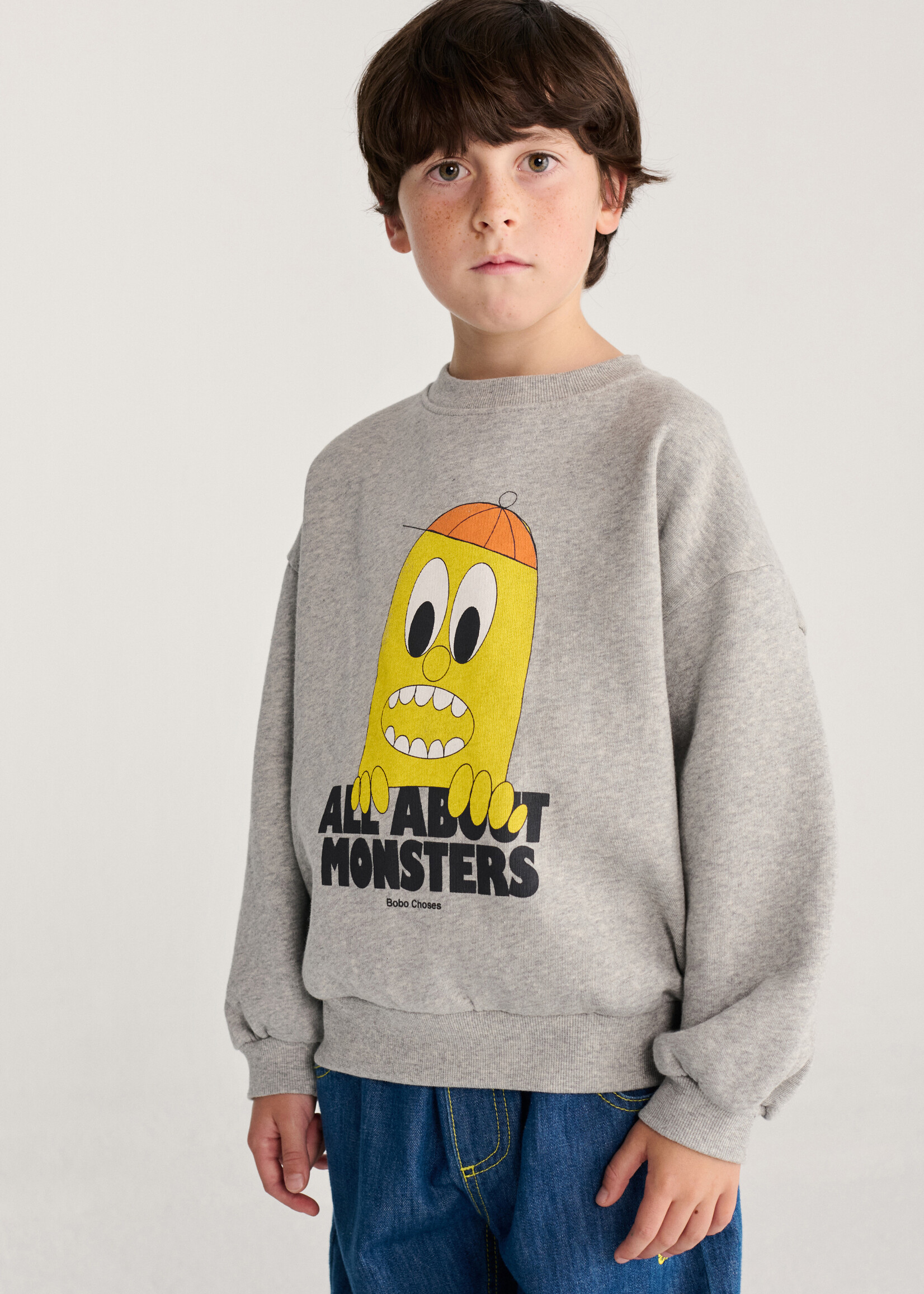 Bobo Choses Bigtooth lemon sweatshirt - Bobo choses