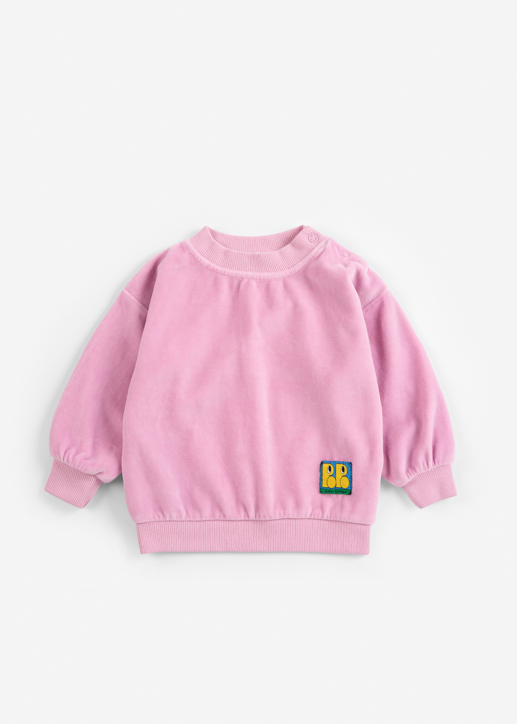 Bobo Choses Boo bo tag velvet sweatshirt - Bobo choses