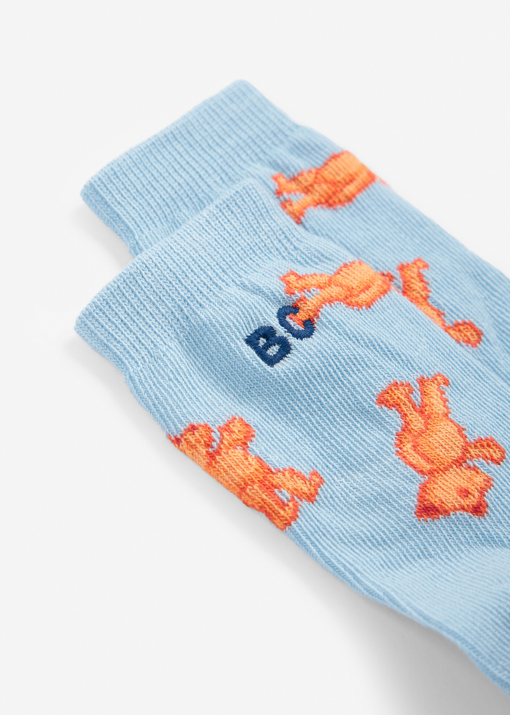 Bobo Choses Softpaw monster all over short socks - Bobo choses