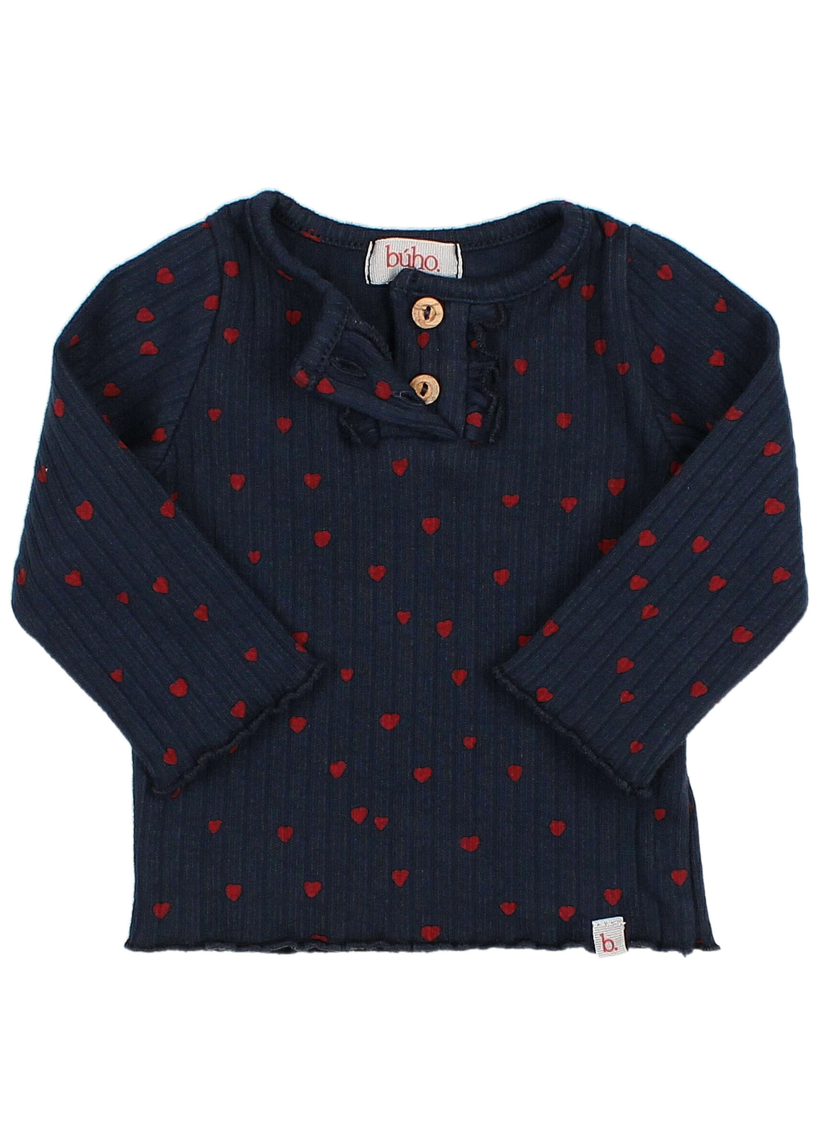 Buho Barcelona BB mini cuore tshirt Navy - Buho