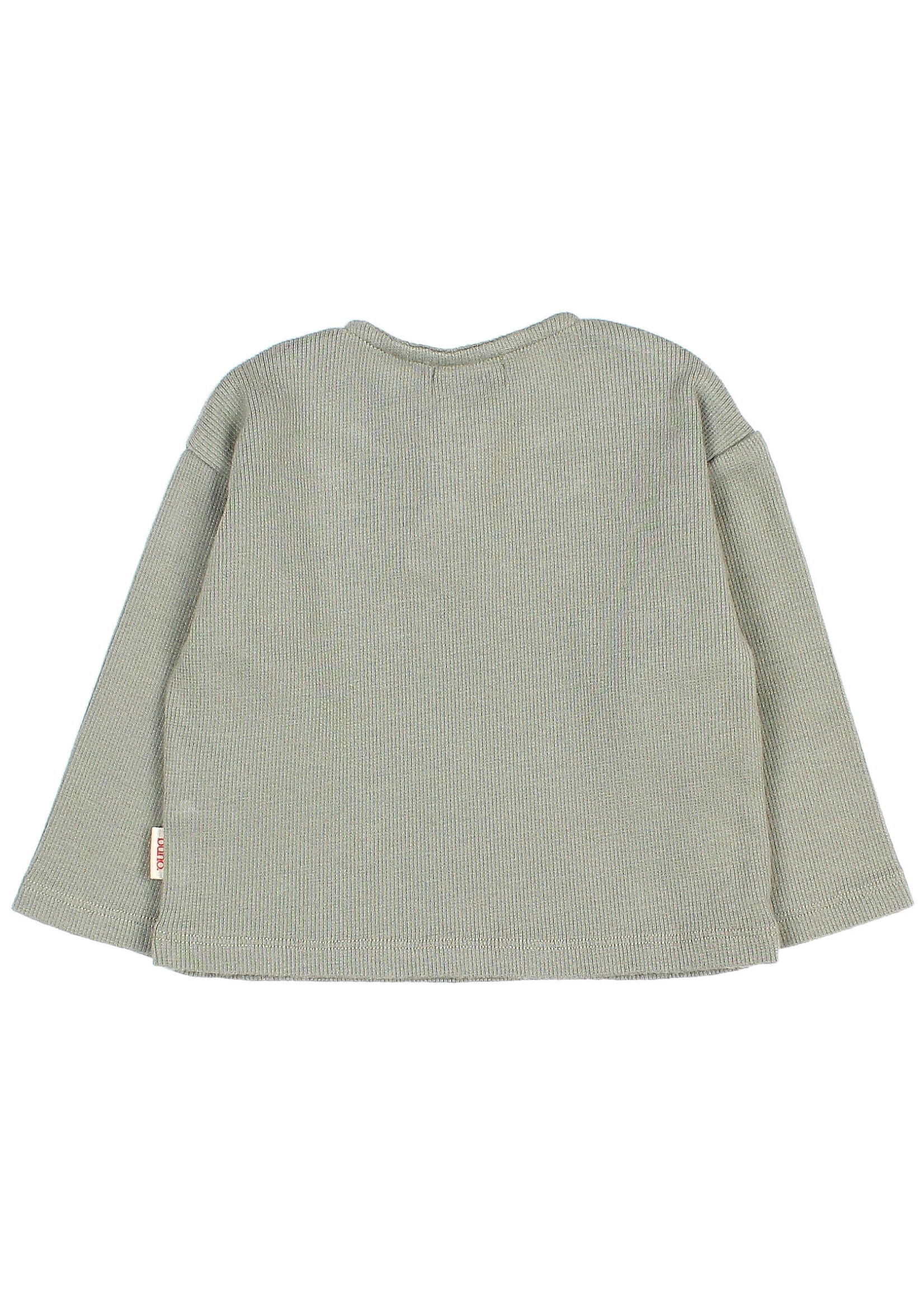 Buho Barcelona BB soft rib tshirt Eucalyptus - Buho