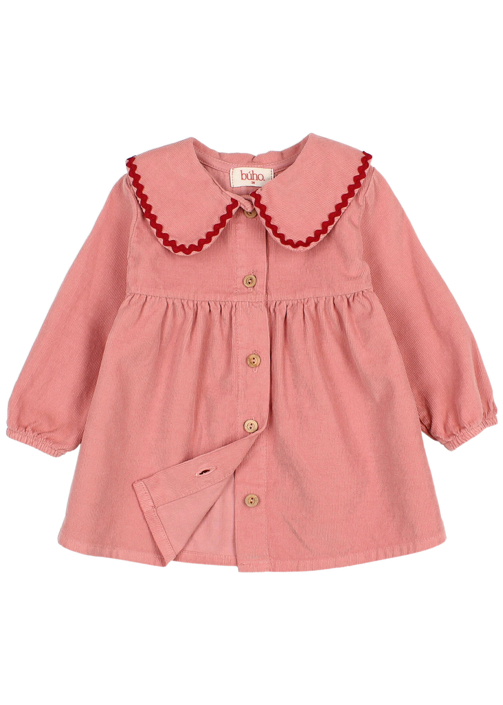 Buho Barcelona BB soft velours dress Peony - Buho