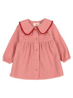 Buho Barcelona BB soft velours dress Peony - Buho
