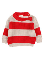 Buho Barcelona BB stripes jumper Poppy red - Buho