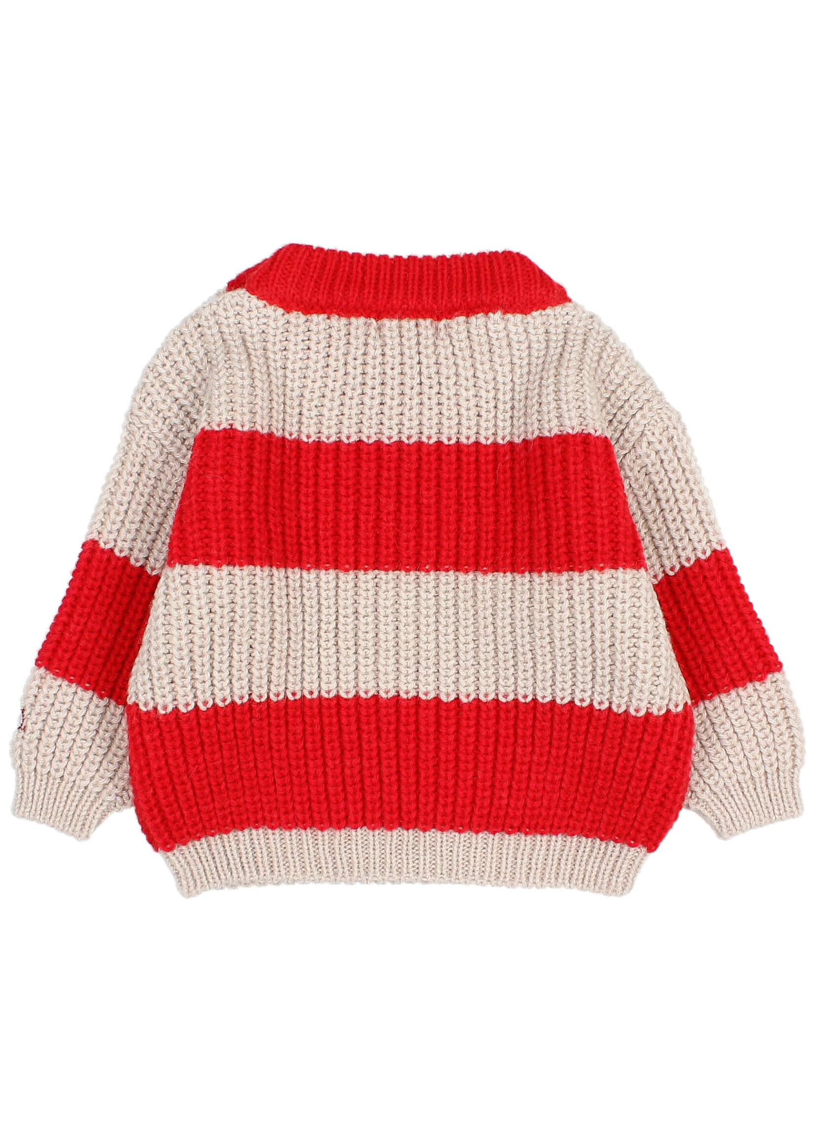 Buho Barcelona BB stripes jumper Poppy red - Buho