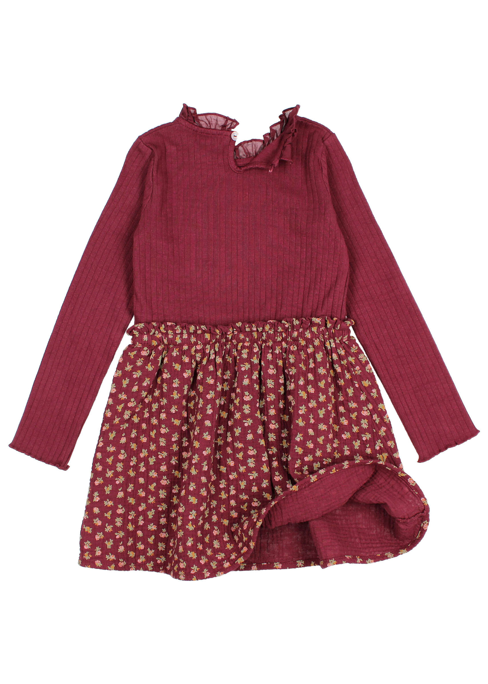 Buho Barcelona Cottage combi dress Pomegranate - Buho