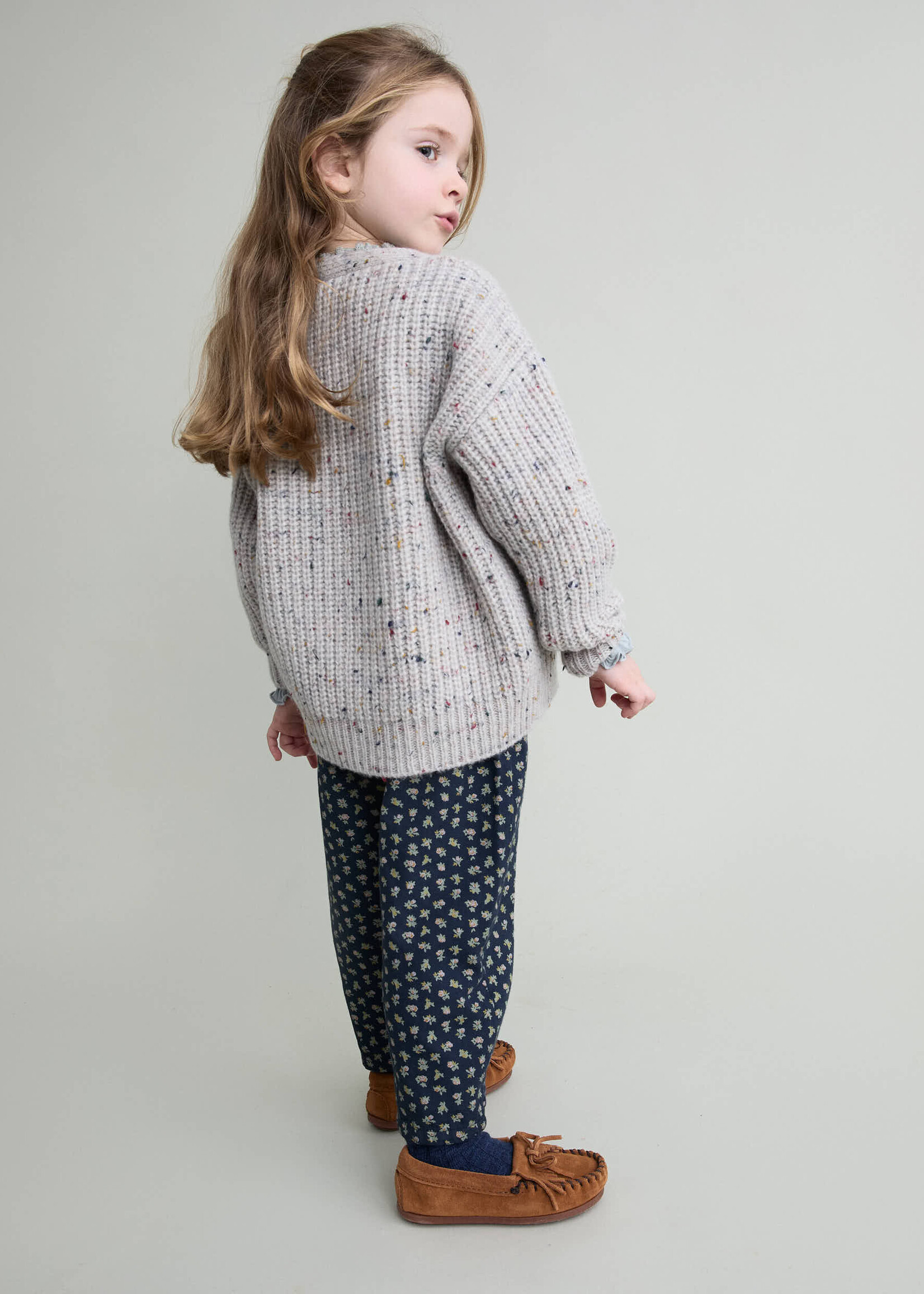 Buho Barcelona Cottage girly pants Navy - Buho