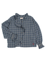 Buho Barcelona Tartan blouse Navy - Buho