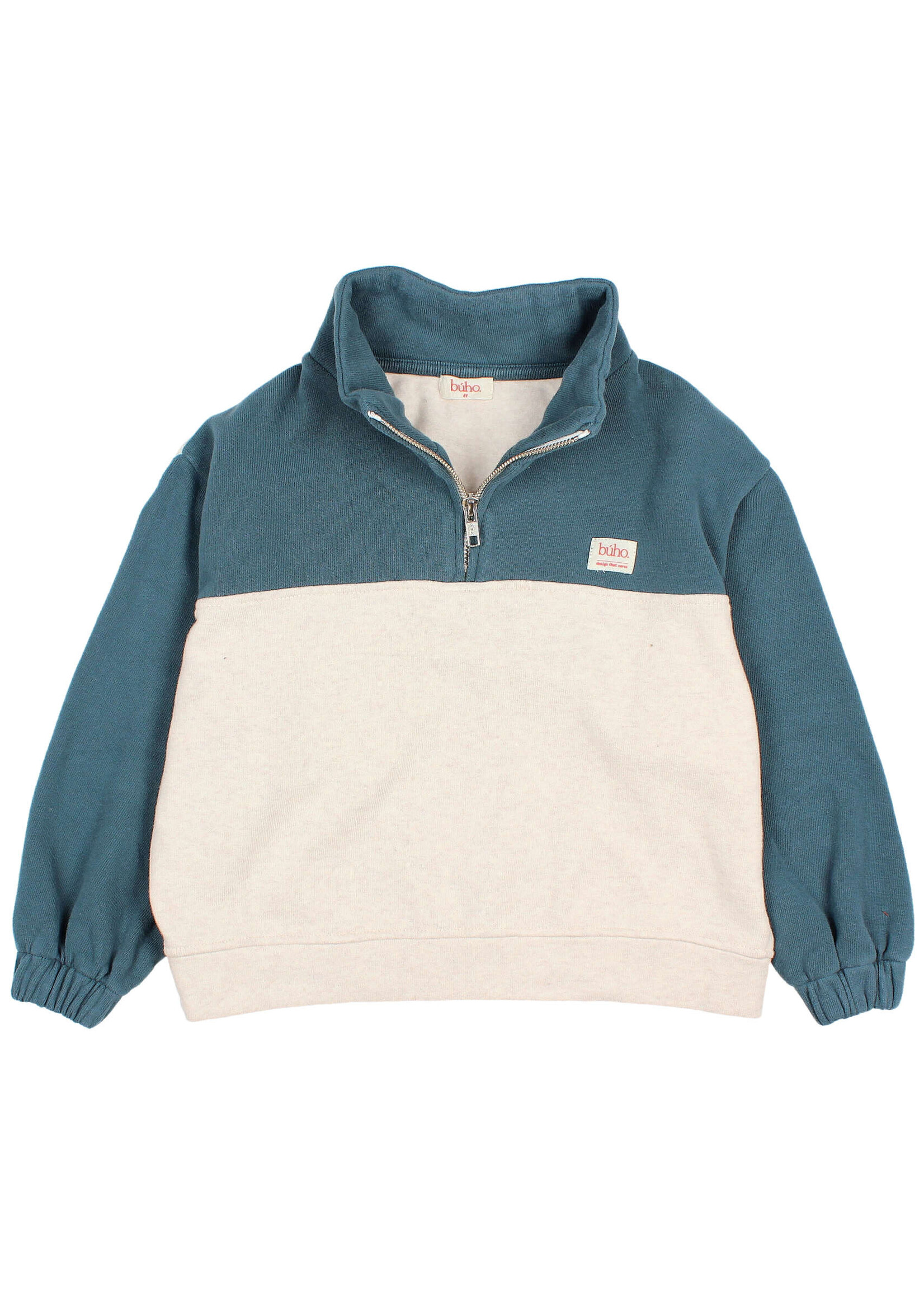 Buho Barcelona Soft zip sweatshirt Harbour - Buho