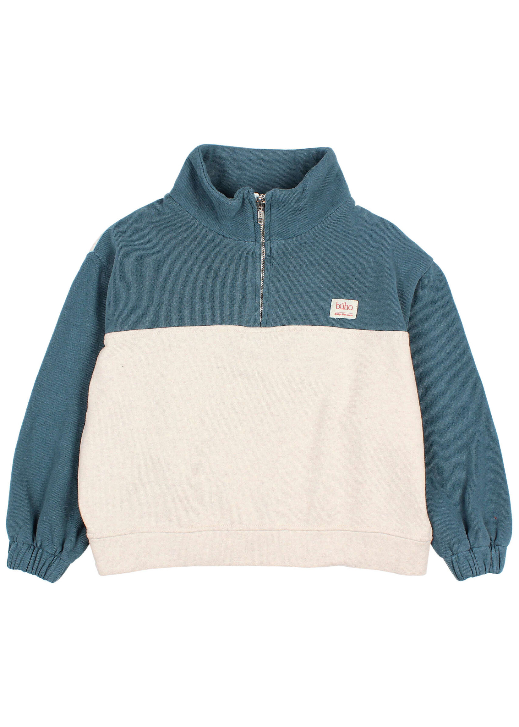 Buho Barcelona Soft zip sweatshirt Harbour - Buho