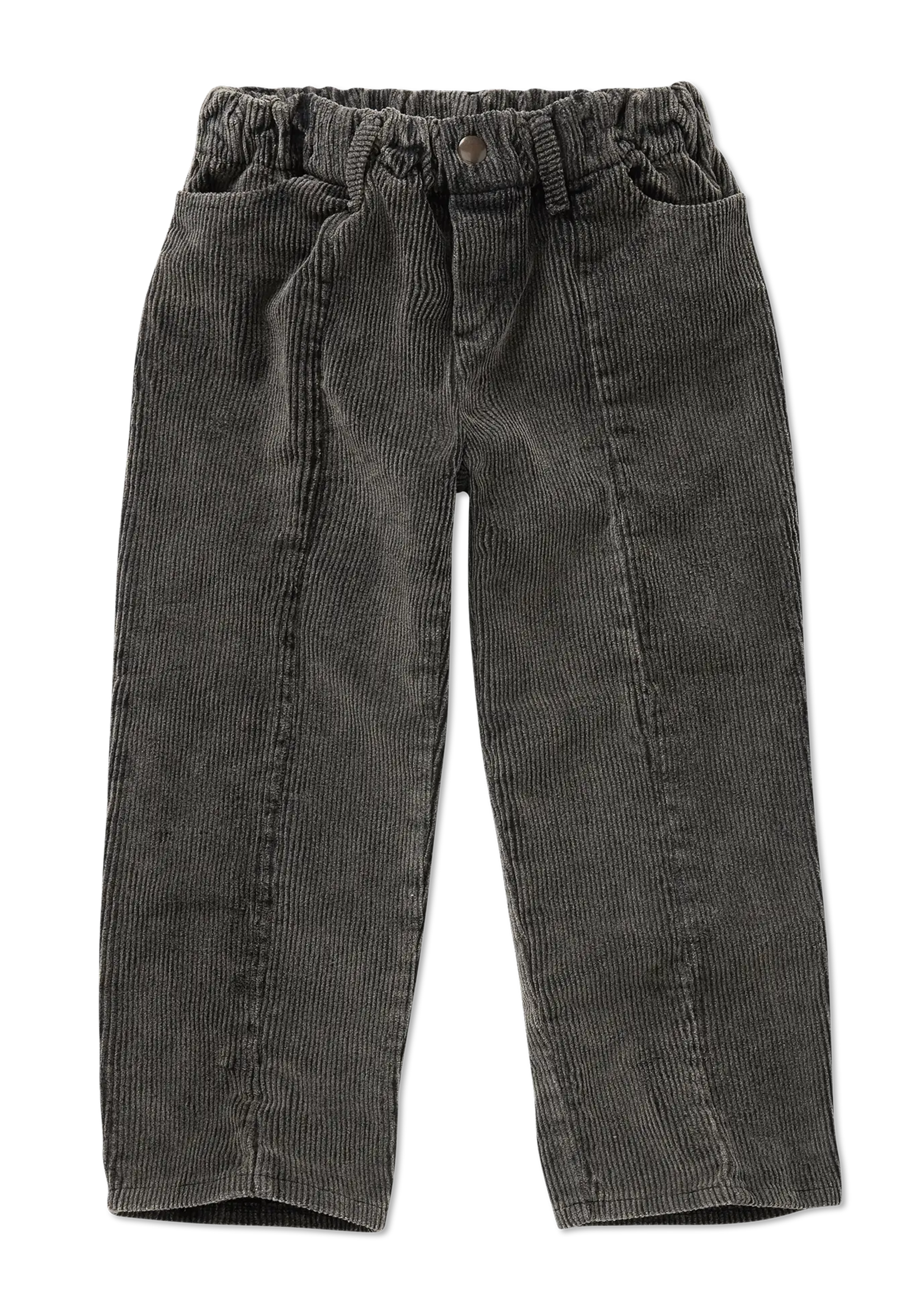 Sproet en Sprout Corduroy pants black washed - Sproet en Sprout