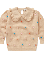 Sproet en Sprout Sweatshirt dots Vanilla - Sproet en Sprout