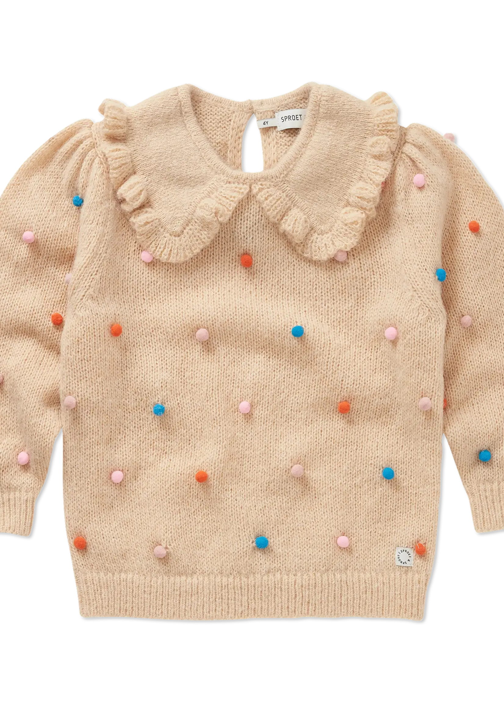 Sproet en Sprout Sweatshirt dots Vanilla - Sproet en Sprout