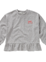 Sproet en Sprout Girls sweatshirt ruffle grey - Sproet en Sprout