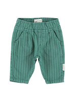 Piupiuchick Trousers | green w/ black stripes - Piupiuchick