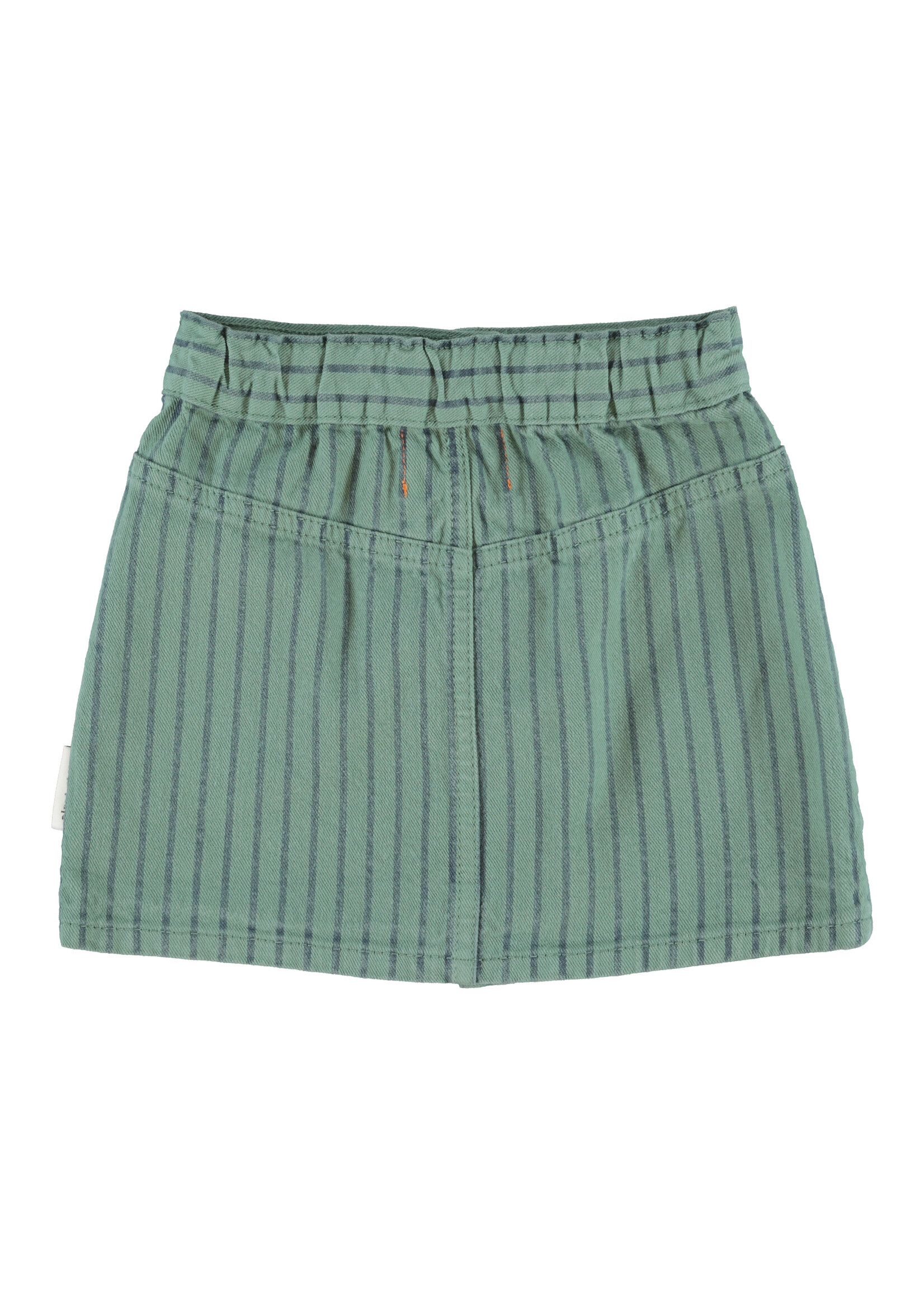 Piupiuchick Short skirt green black stripes - Piupiuchick