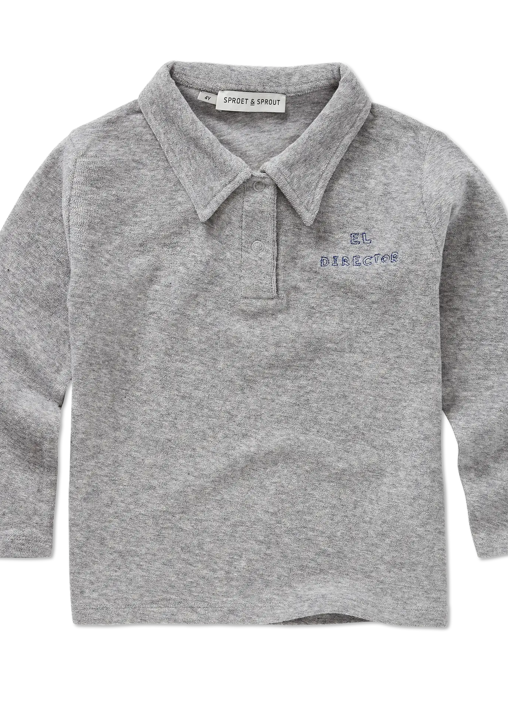 Sproet en Sprout Polo shirt grey melange - Sproet en Sprout