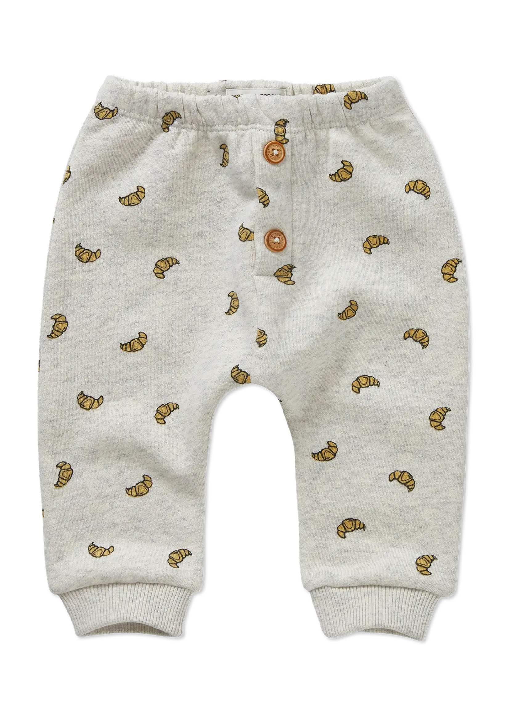 Sproet en Sprout Baby sweatpants croissant print - Sproet en Sprout