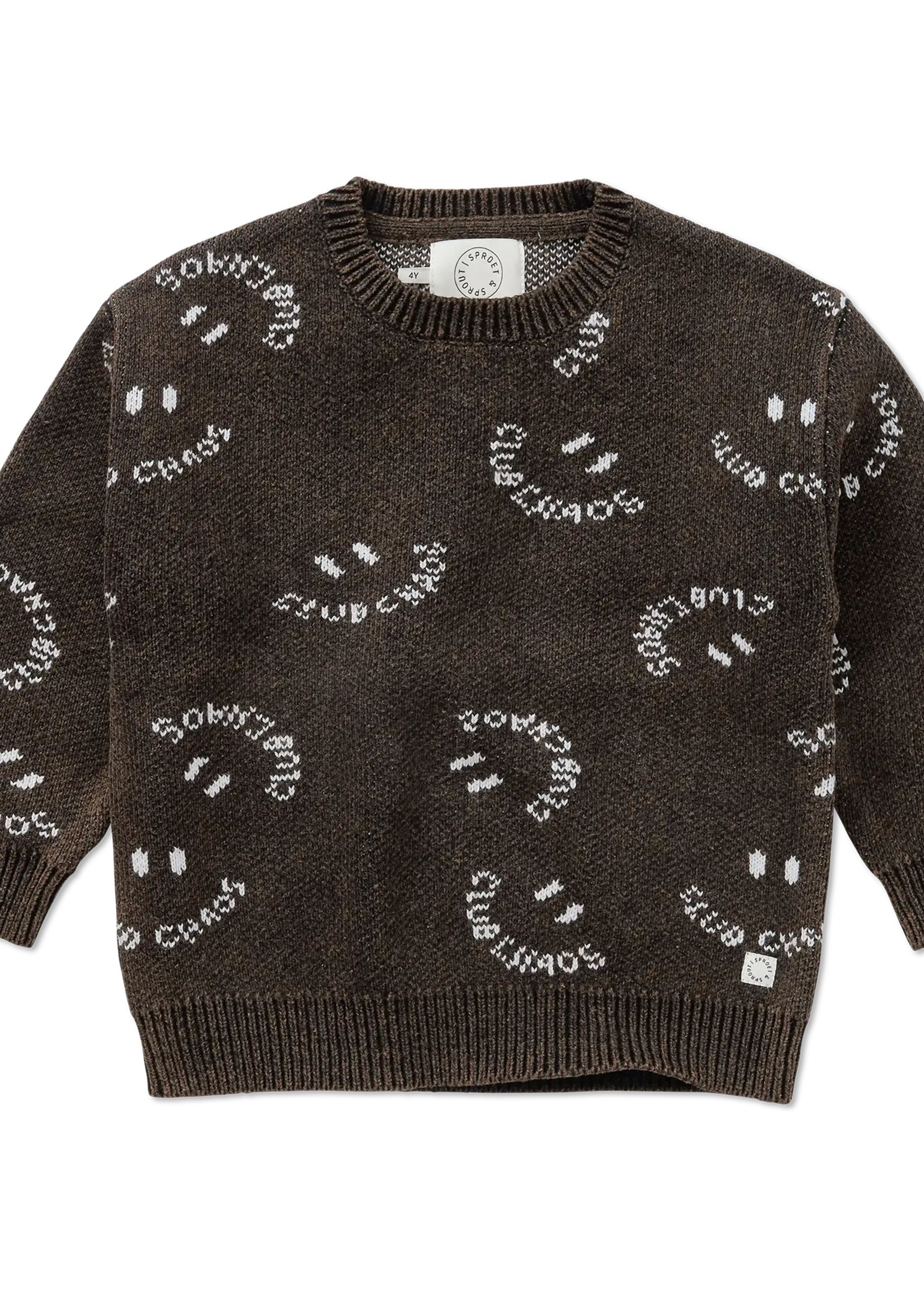 Sproet en Sprout Sweater washed black - Sproet en Sprout