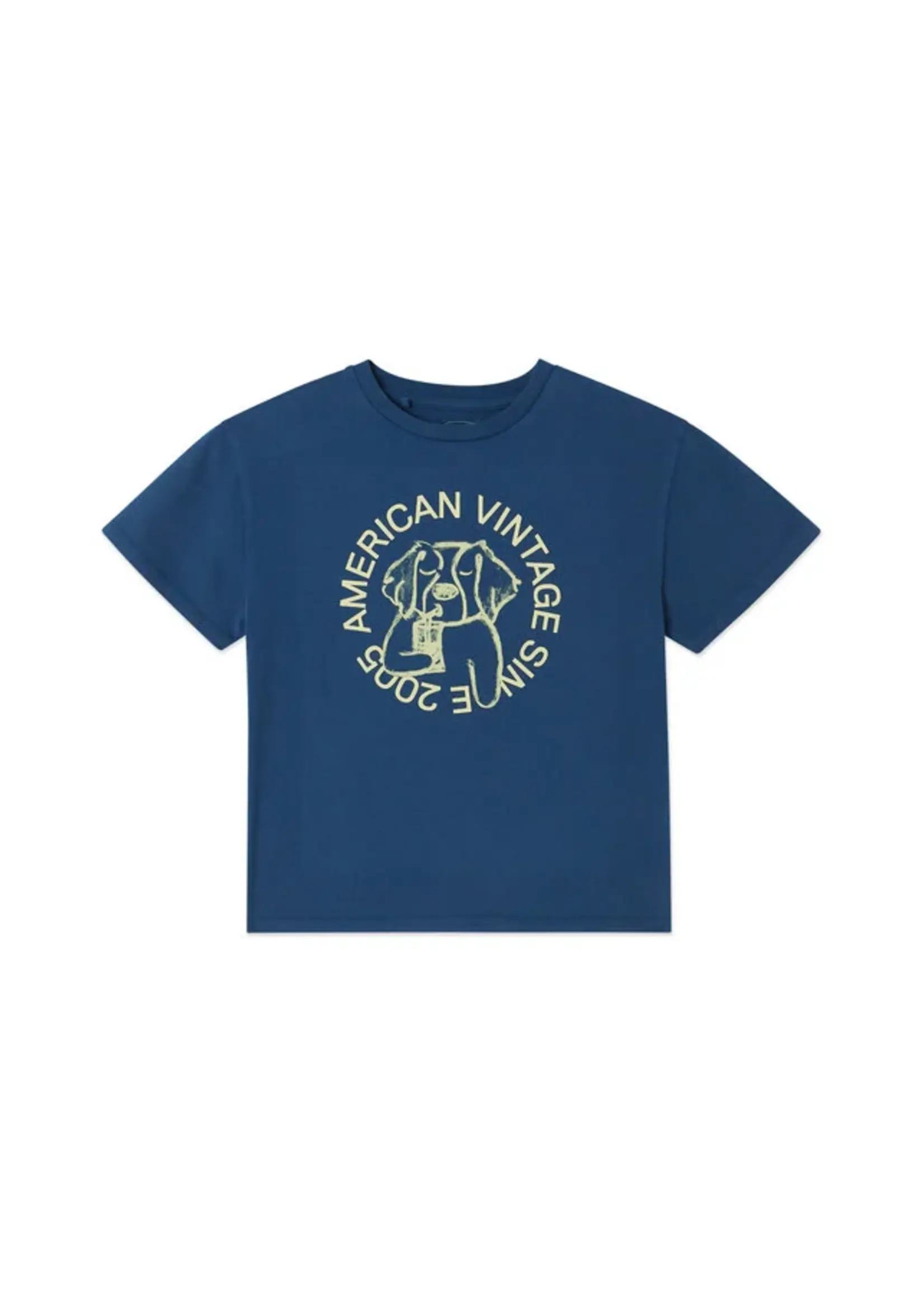 American Vintage Tshirt droit mc oceanie vintage - American Vintage