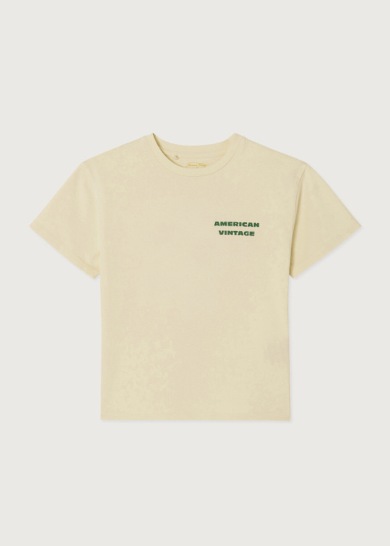 American Vintage Tshirt droit mc Ile flottante vintage - American Vintage