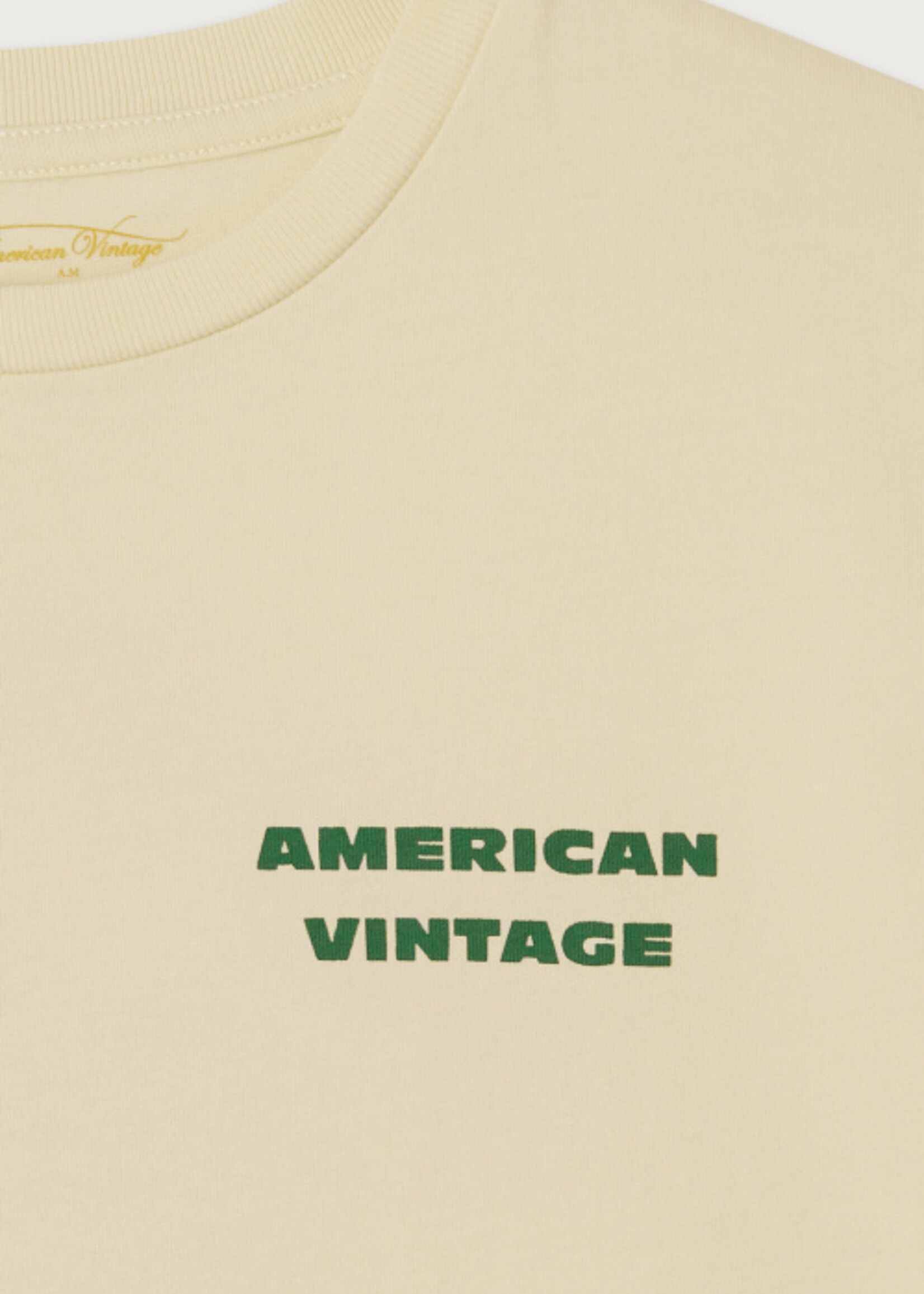 American Vintage Tshirt droit mc Ile flottante vintage - American Vintage