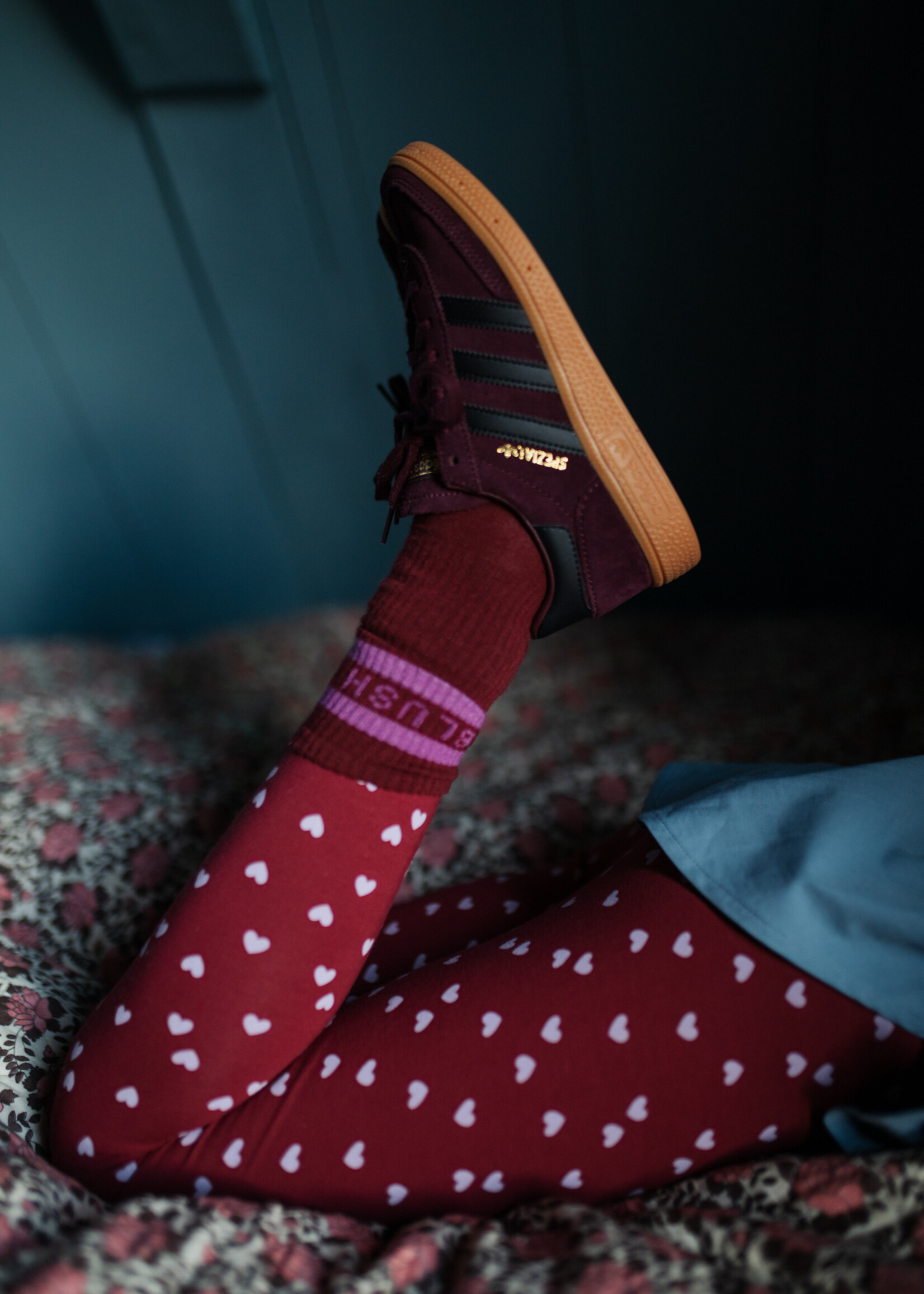 Petit Blush Sport socks | Garnet/orchid - Petit Blush