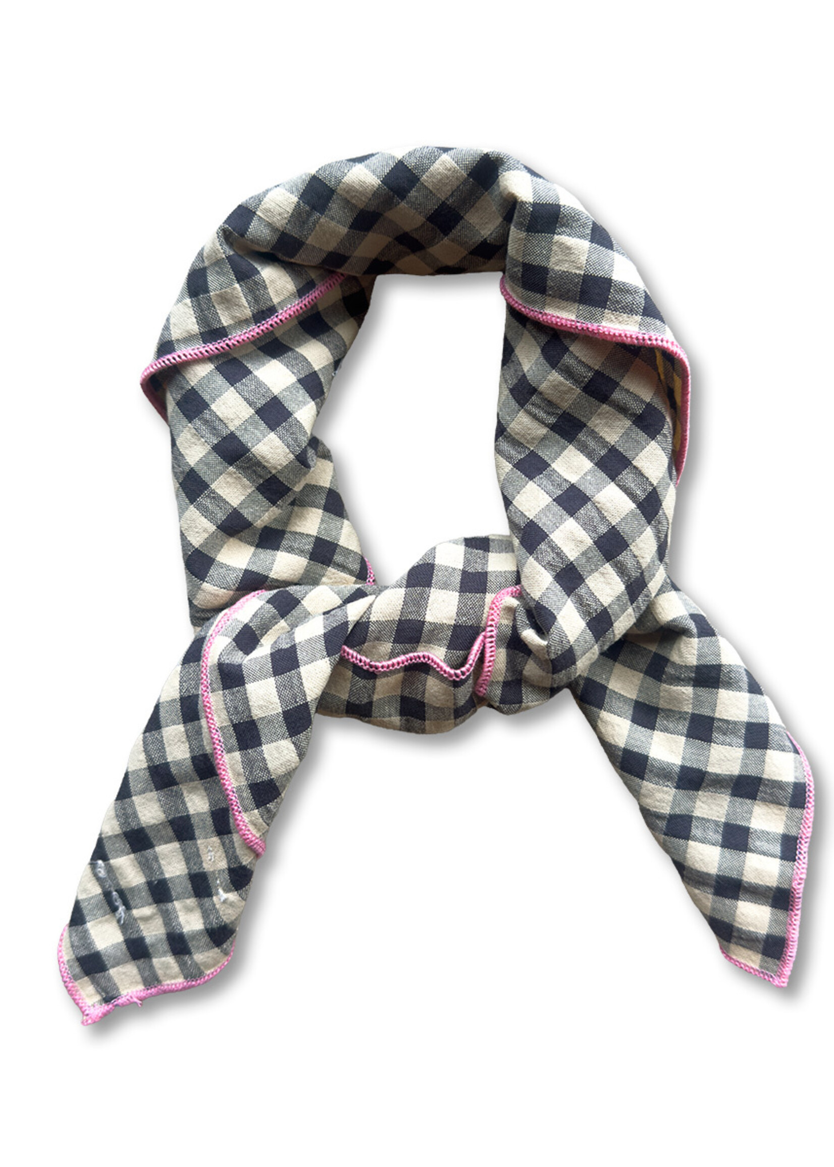 Petit Blush Scarf | Check beige/blue - Petit Blush