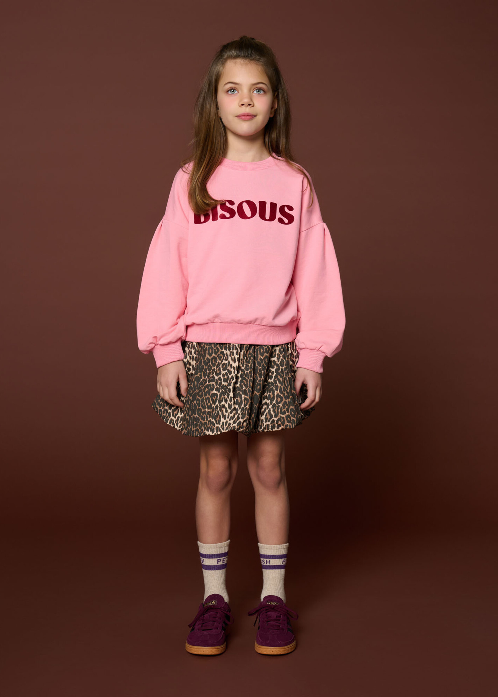 Petit Blush Easy sweater bisous | Rose - Petit Blush