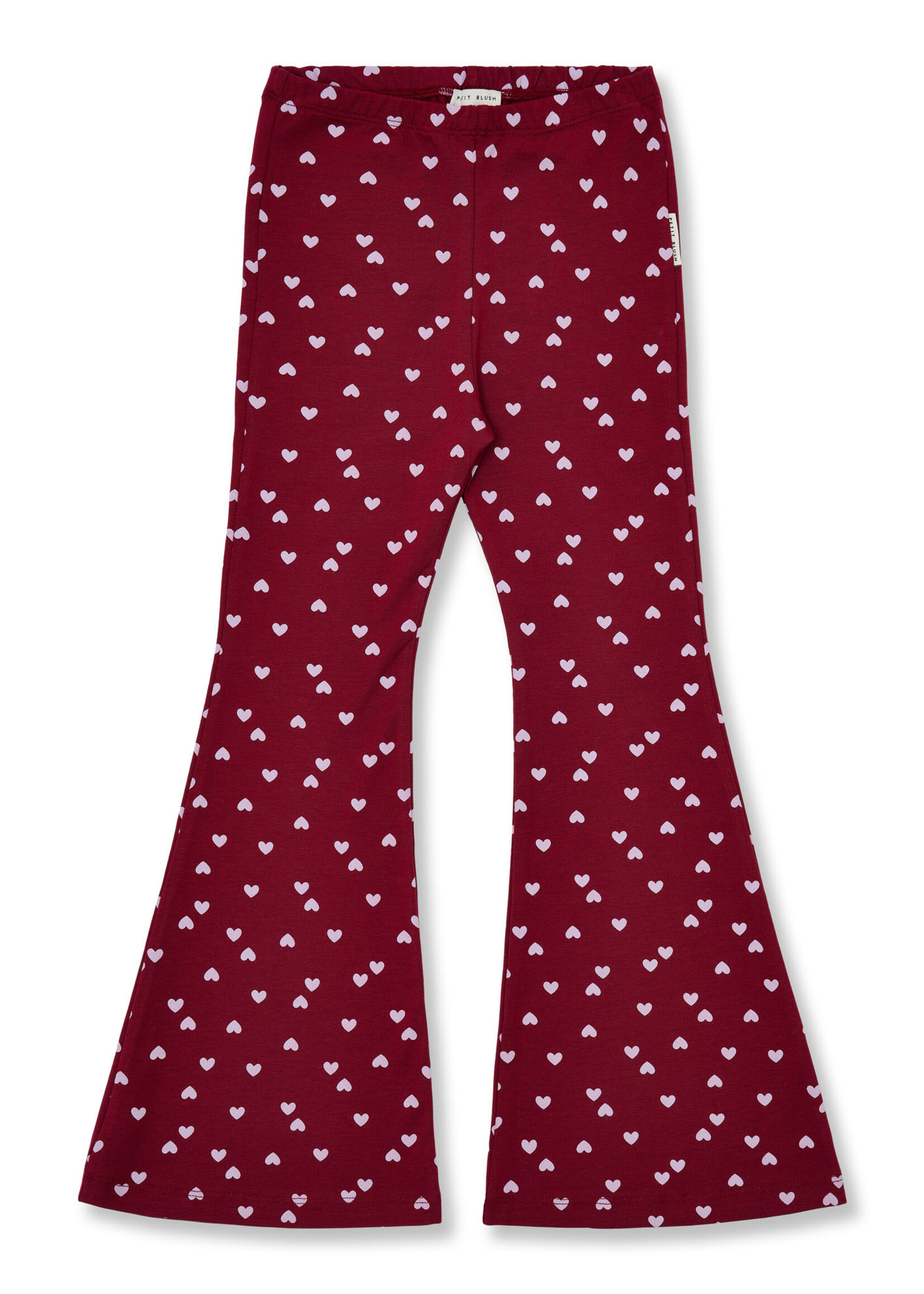 Petit Blush Bowie flared pants | Hearts - Petit Blush