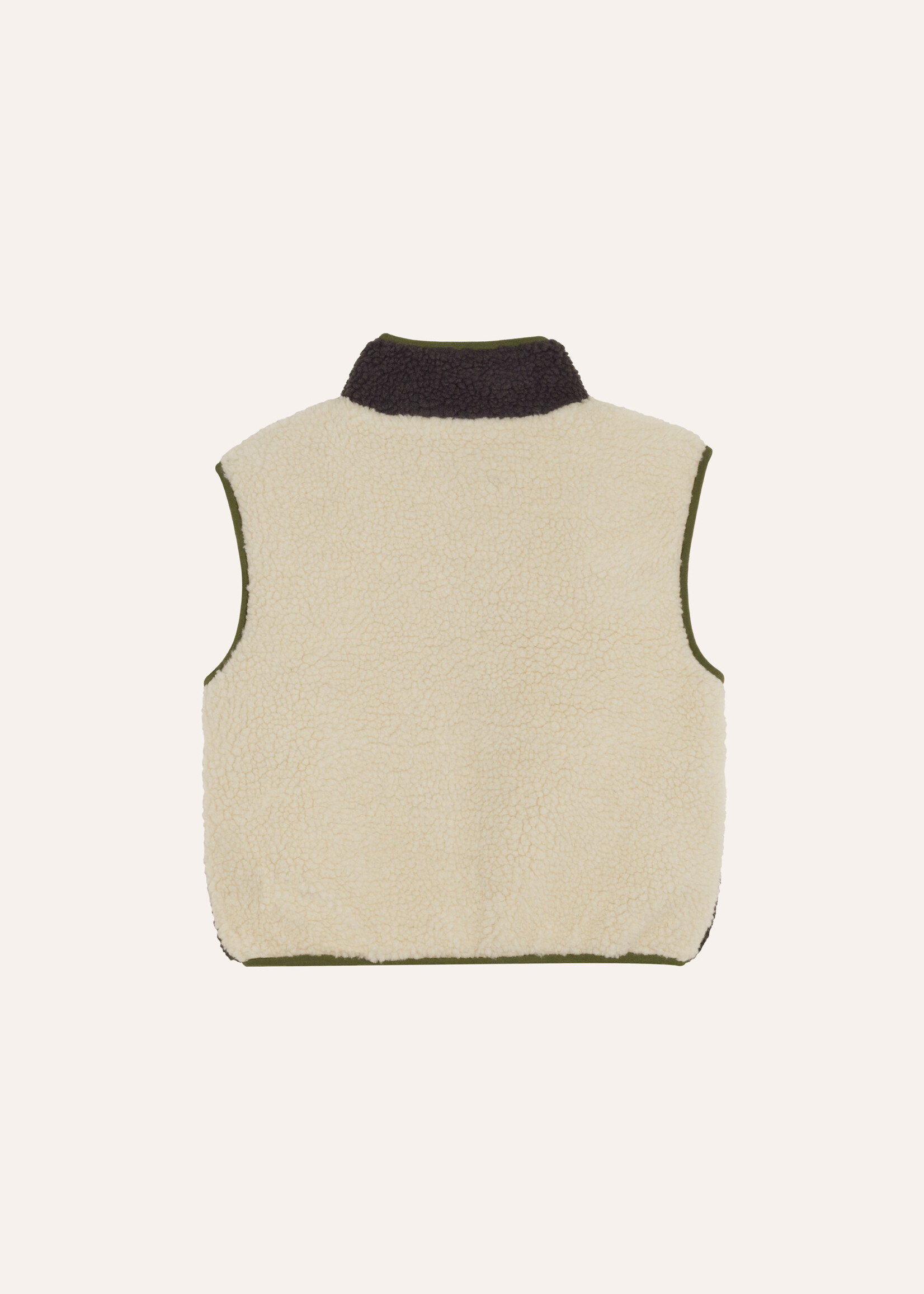 The campamento Ecru teddy bodywarmer - The Campamento
