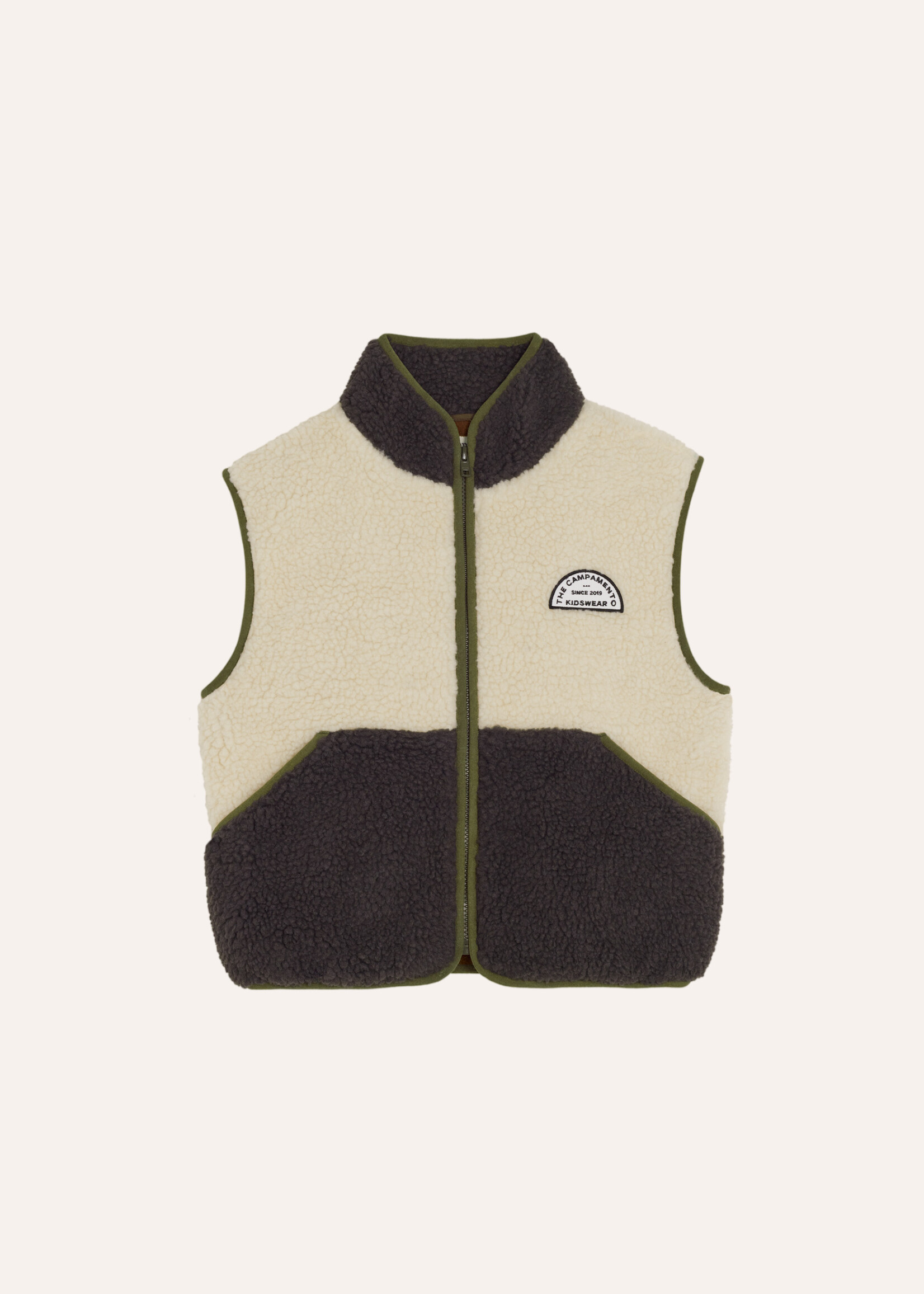 The campamento Ecru teddy bodywarmer - The Campamento