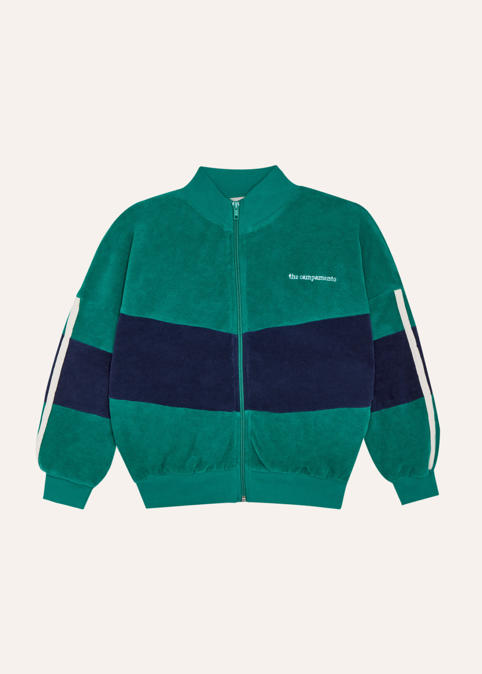 The campamento Green colorblock sweatshirt - The Campamento