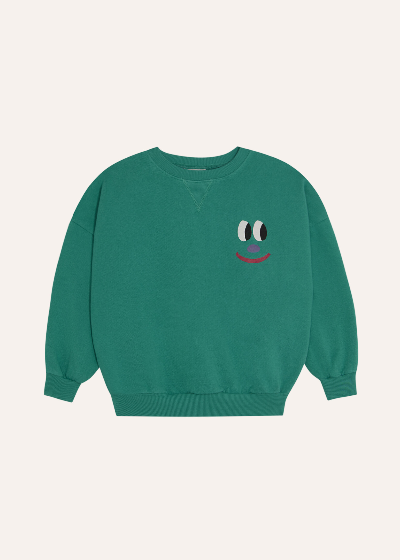 The campamento Smiley face green sweatshirt - The Campamento