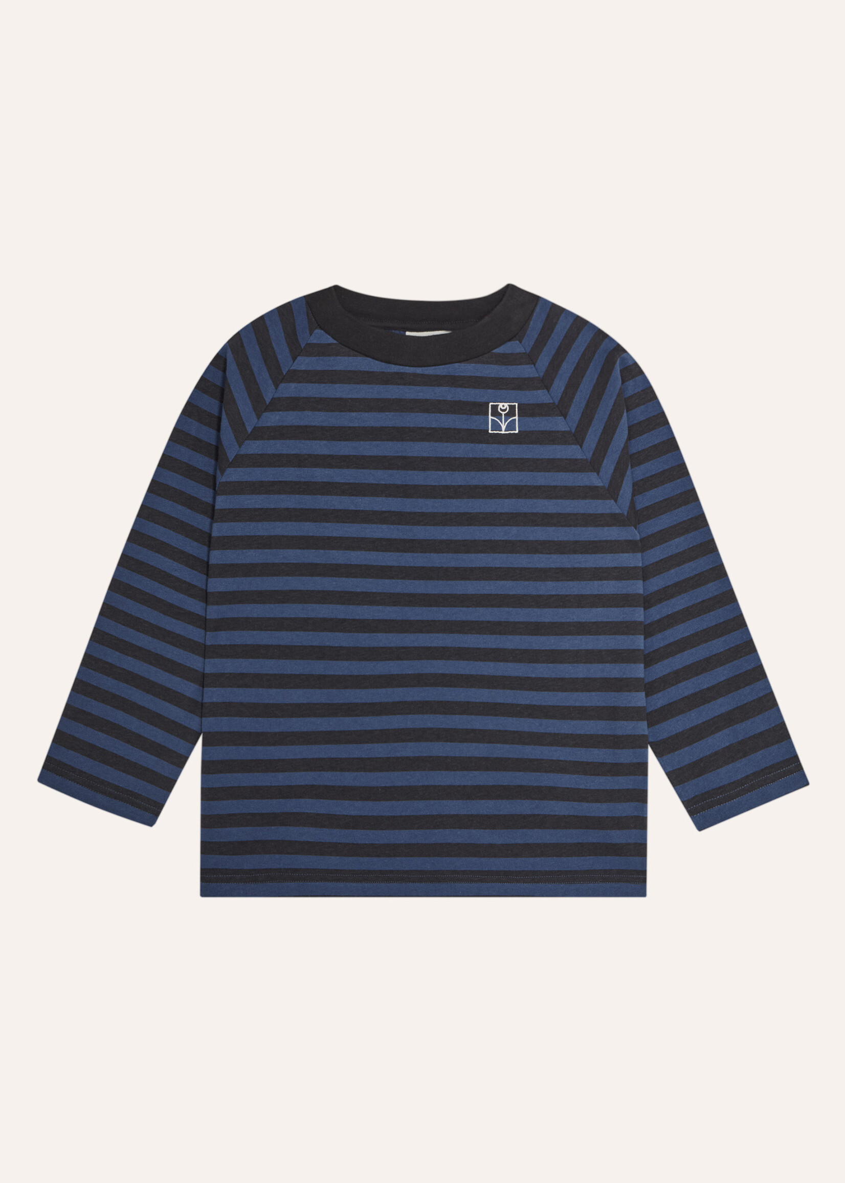 The campamento Blue grey stripes tshirt - The Campamento