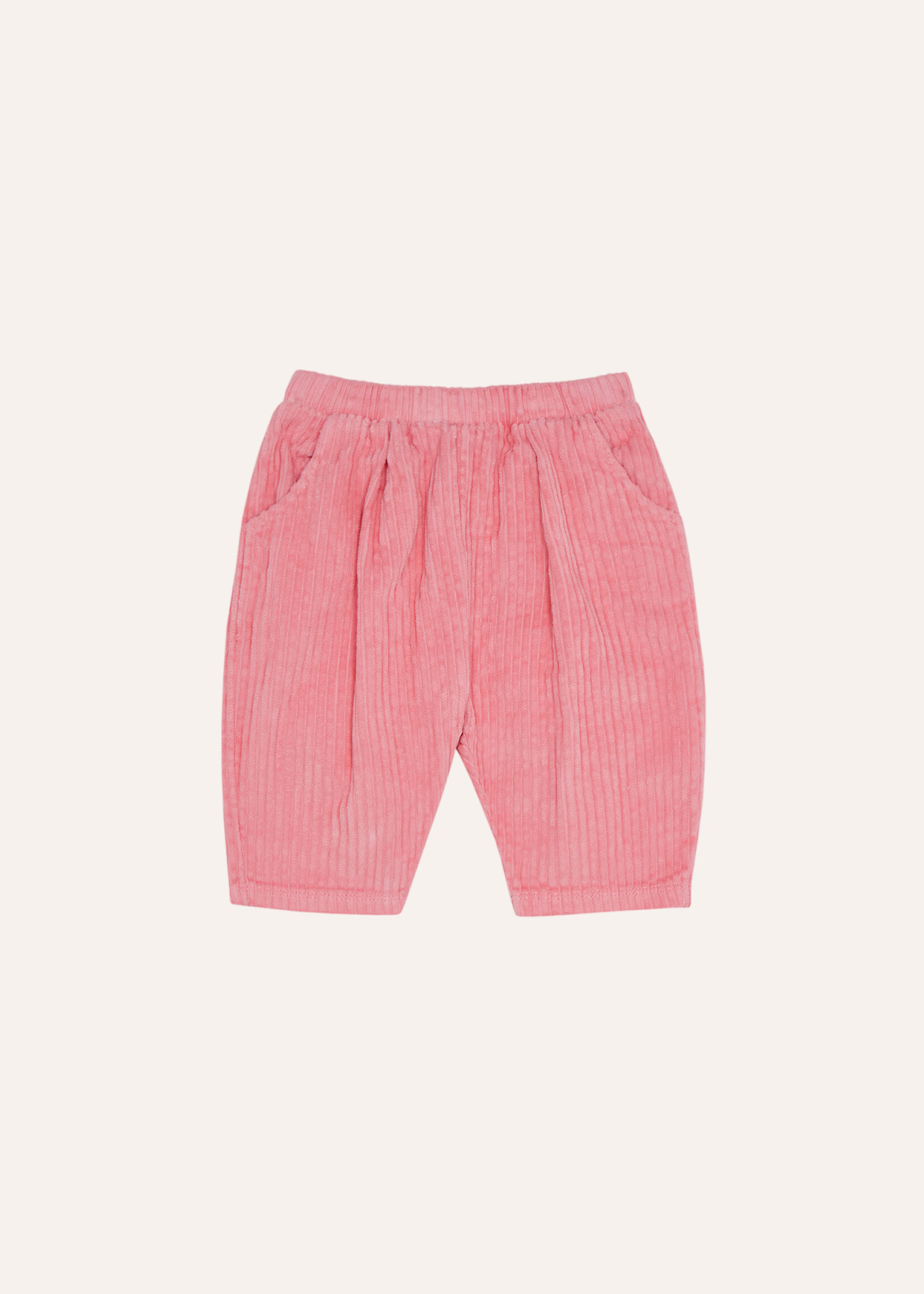 The campamento Pink corduroy baby trousers - The Campamento
