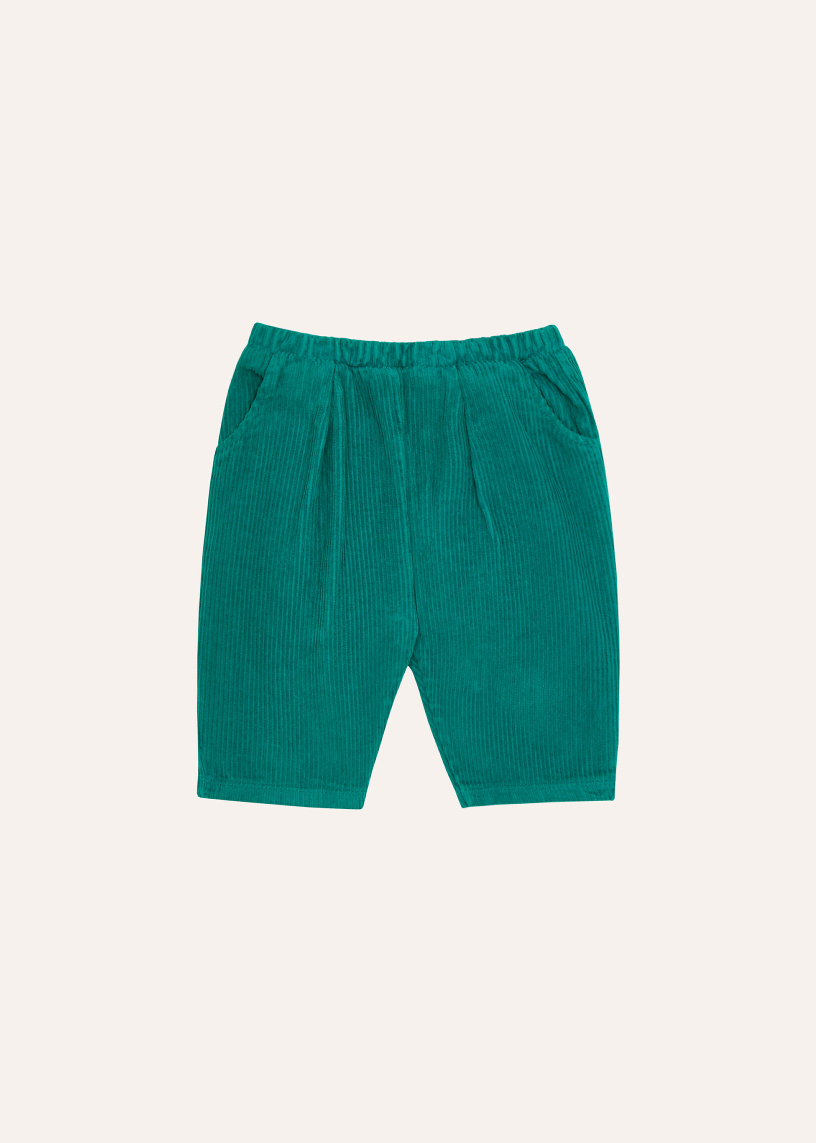 The campamento Green corduroy baby trousers - The Campamento