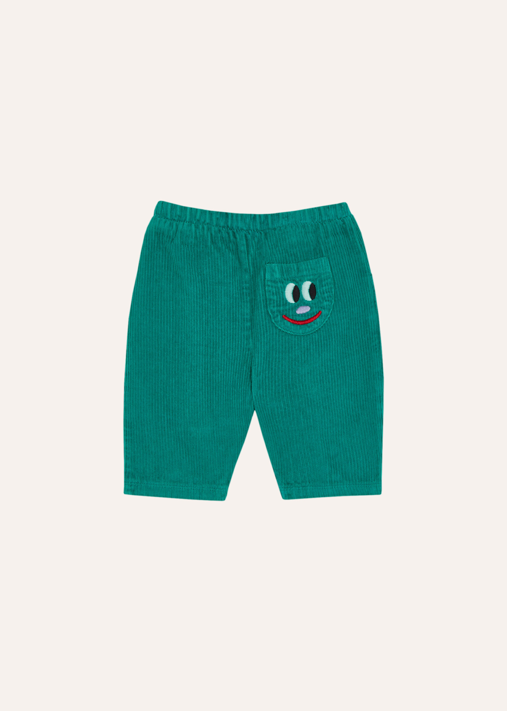The campamento Green corduroy baby trousers - The Campamento