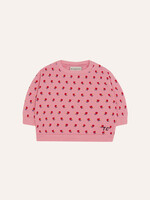 The campamento Flowers pink baby sweatshirt - The Campamanto