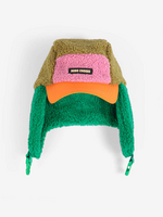 Bobo Choses Bobo Choses color block sheepskin chapka - Bobo Choses