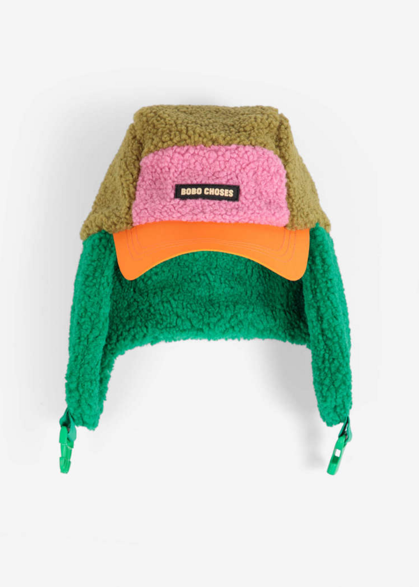 Bobo Choses Bobo Choses color block sheepskin chapka - Bobo Choses