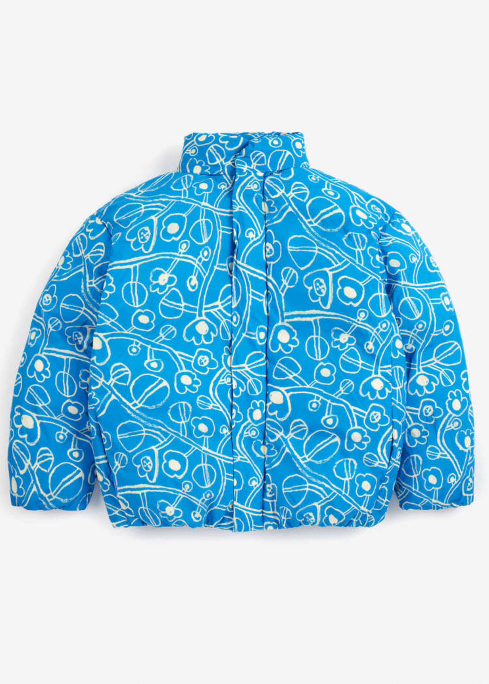Bobo Choses Sketchy flowers all over reversible anorak - Bobo Choses
