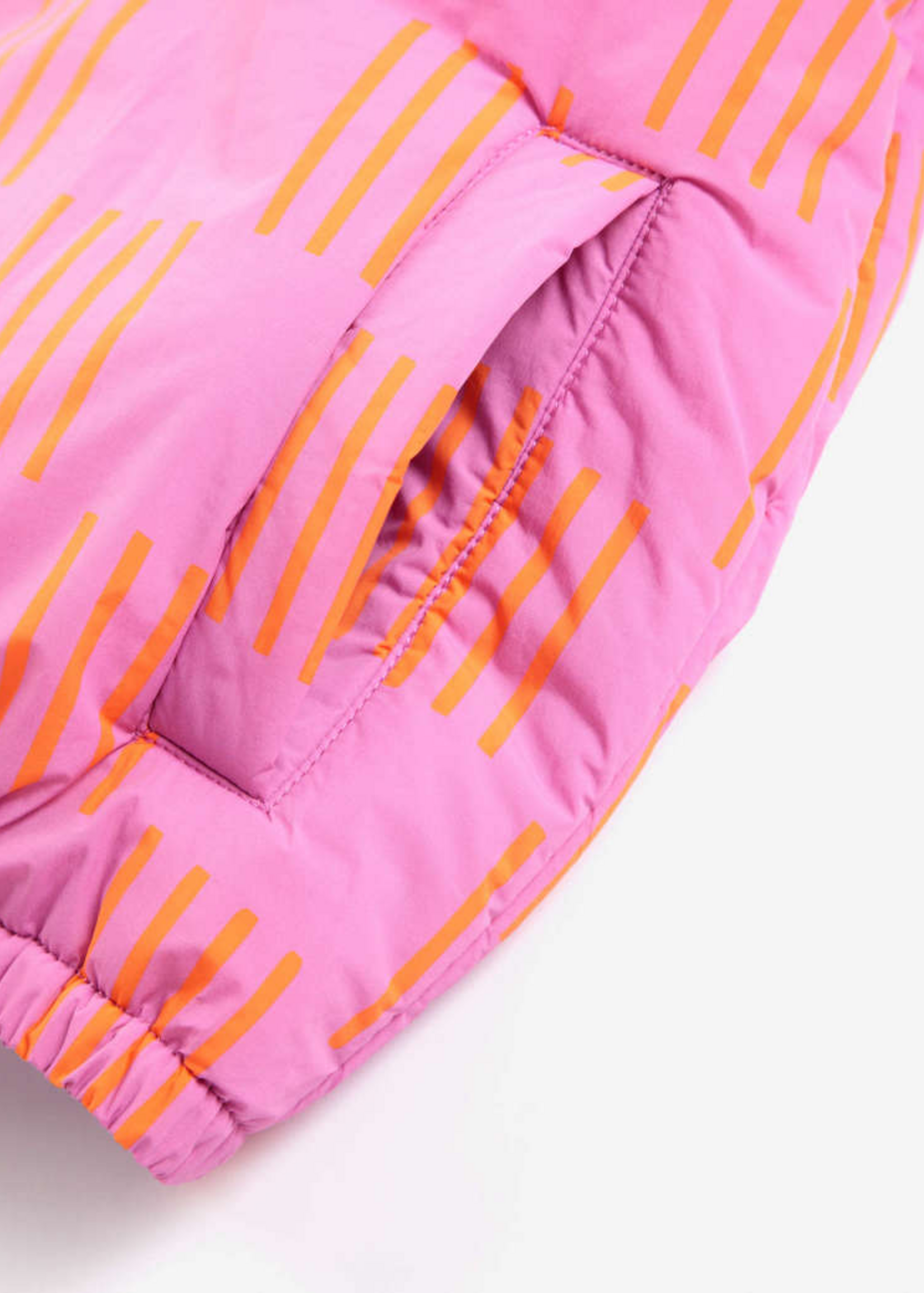 Bobo Choses Almost Moiree all over reversible anorak pink - Bobo Choses