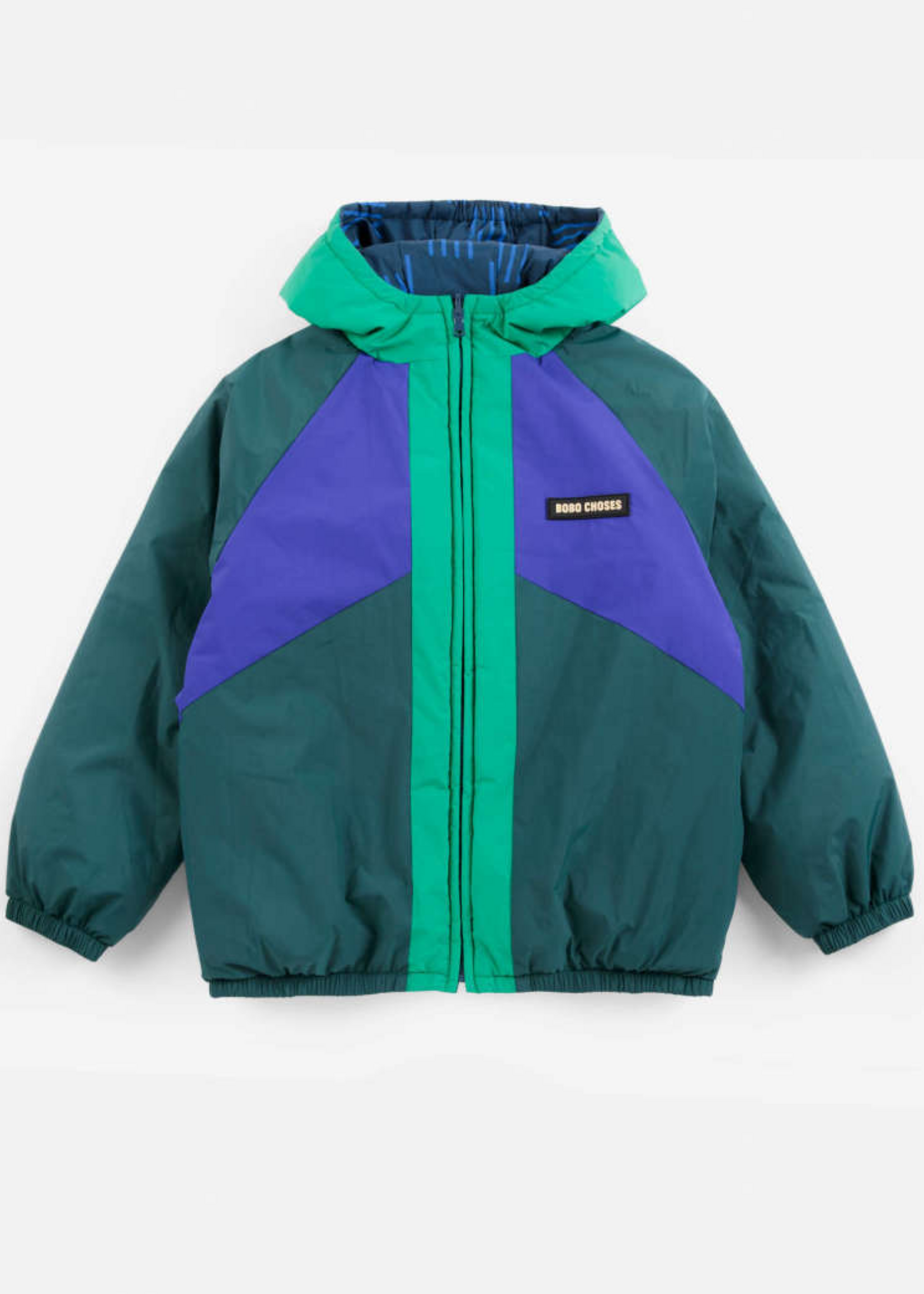 Bobo Choses Almost Moiree all over reversible anorak - Bobo Choses