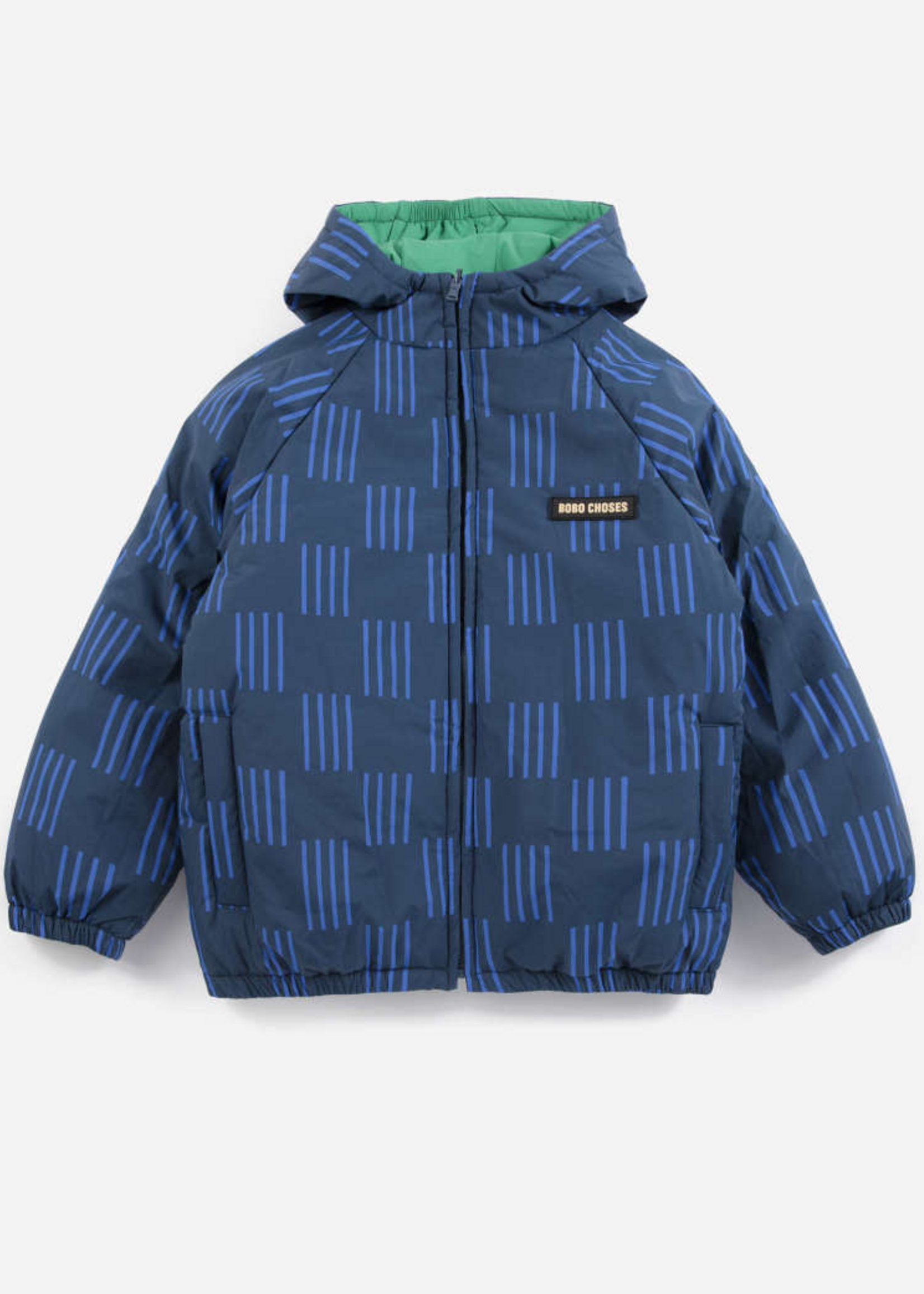 Bobo Choses Almost Moiree all over reversible anorak - Bobo Choses