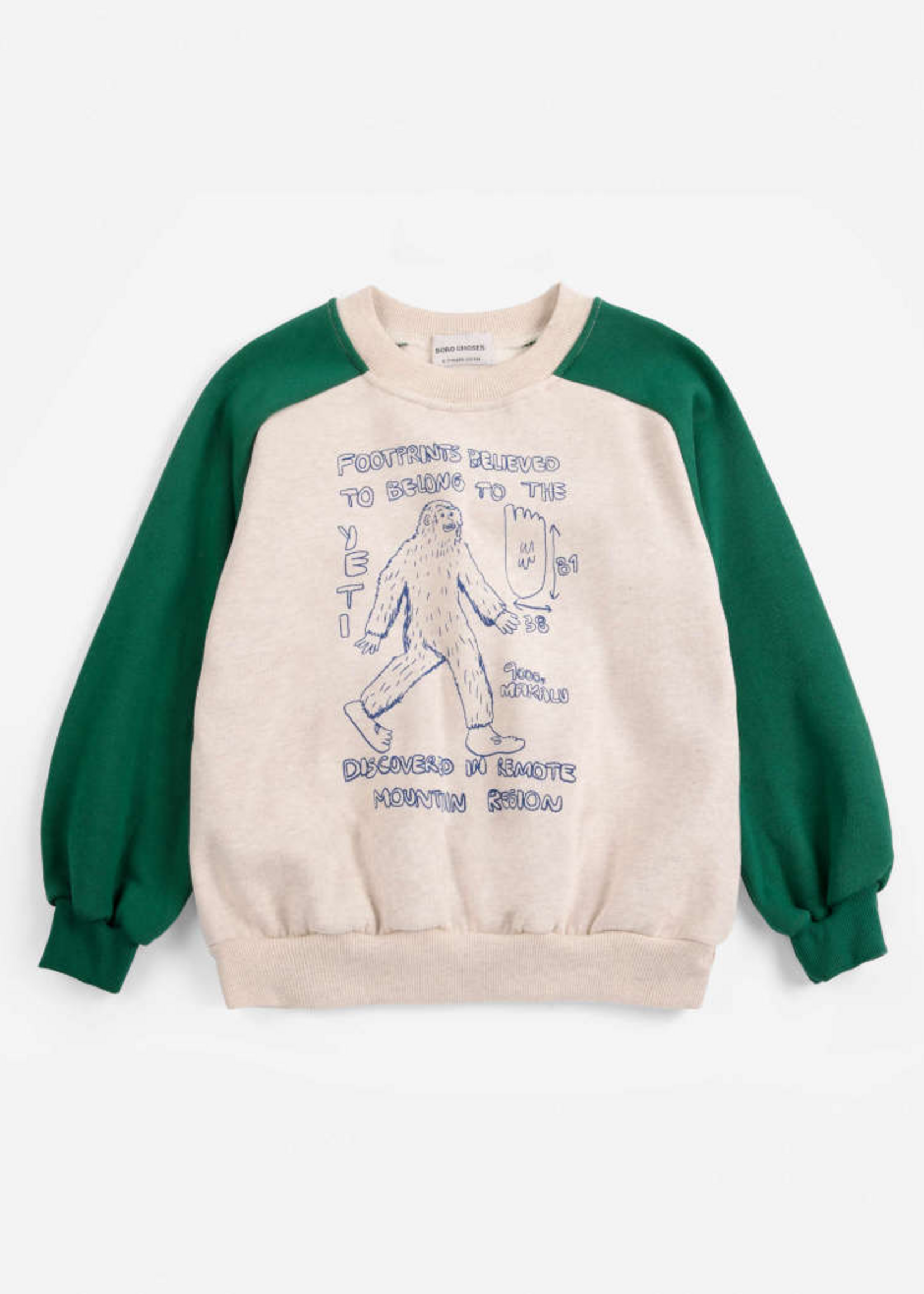 Bobo Choses Mr Footisch raglan sweatshirt - Bobo Choses