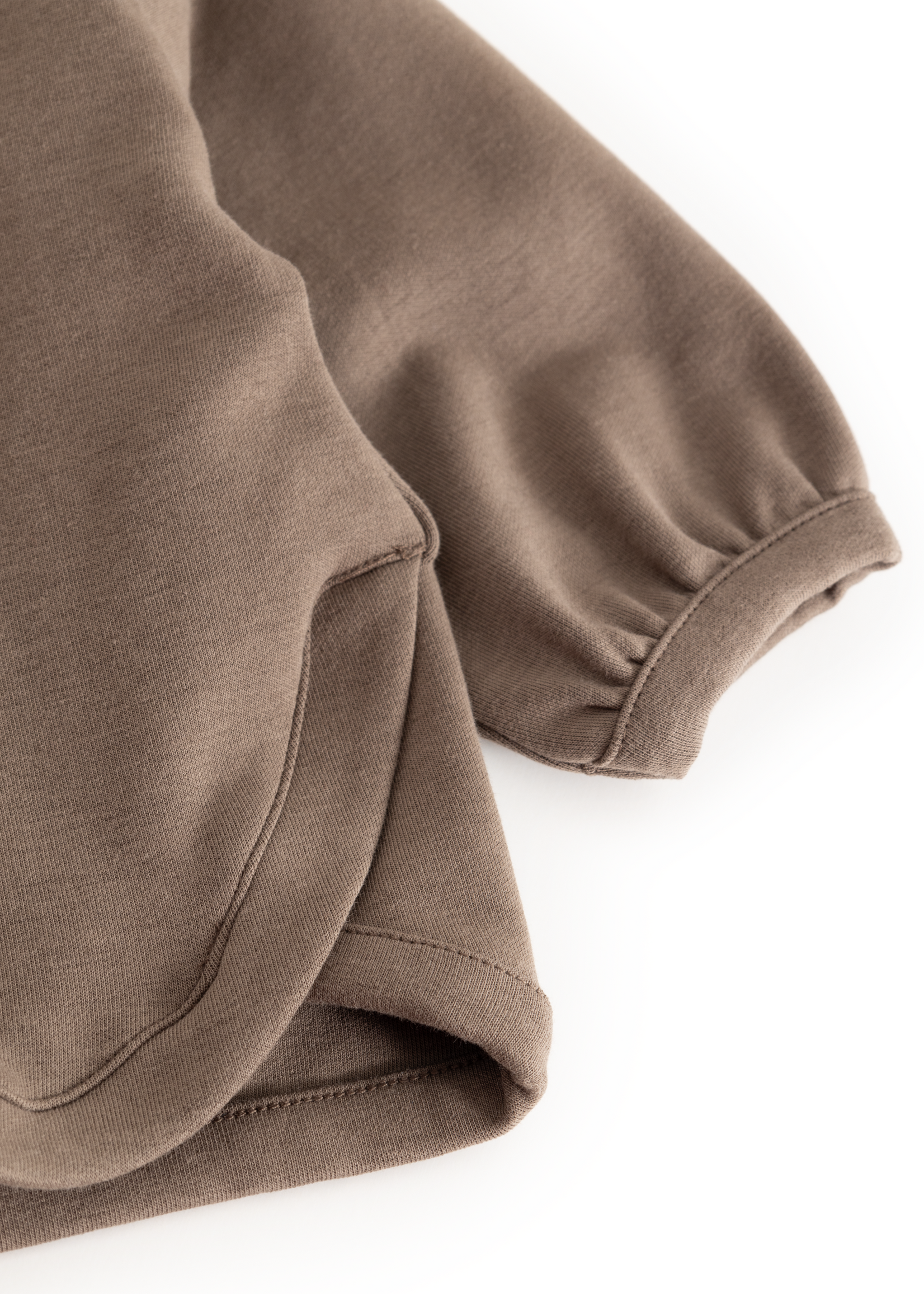 Marmar Copenhagen Toan B double jersey top | Dusty brown - Marmar