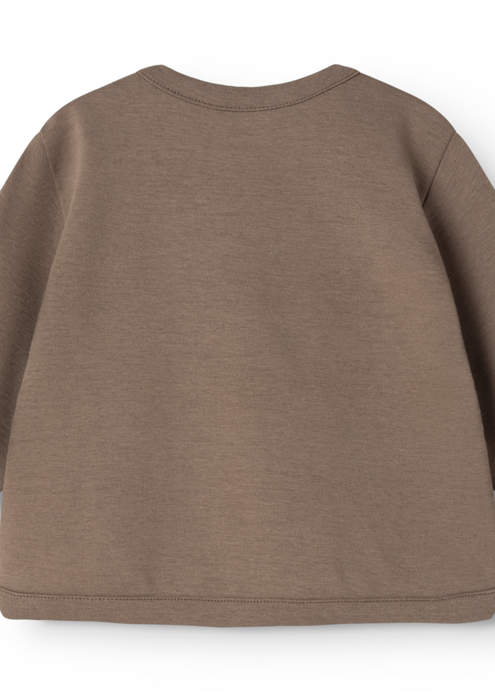Marmar Copenhagen Toan B double jersey top | Dusty brown - Marmar