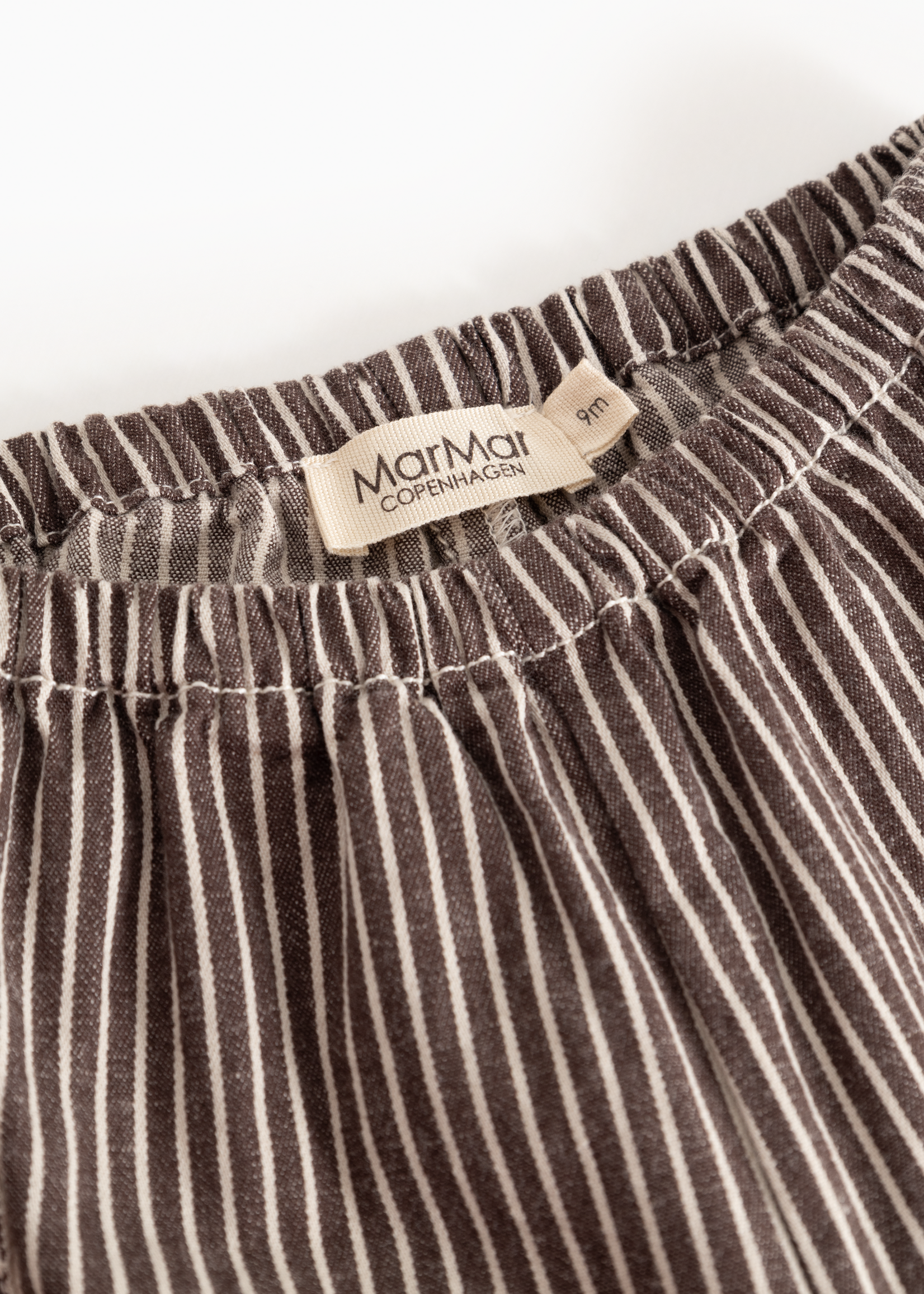 Marmar Copenhagen Panto soft denim bottoms | Dark brownie stripe - Marmar